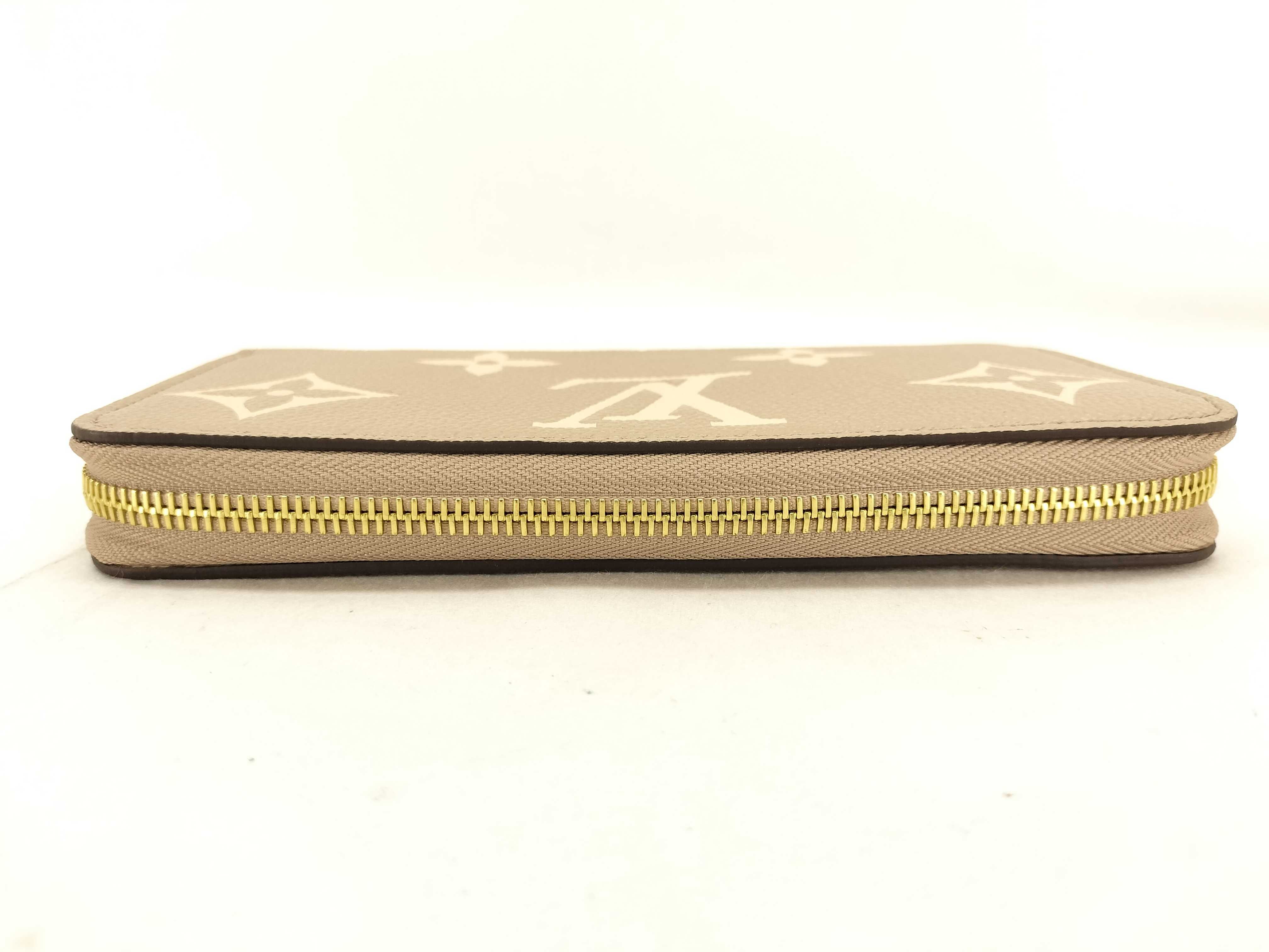 Monogram Empreinte Louis Vuitton Empreinte Zippy Wallet Beige — view 13