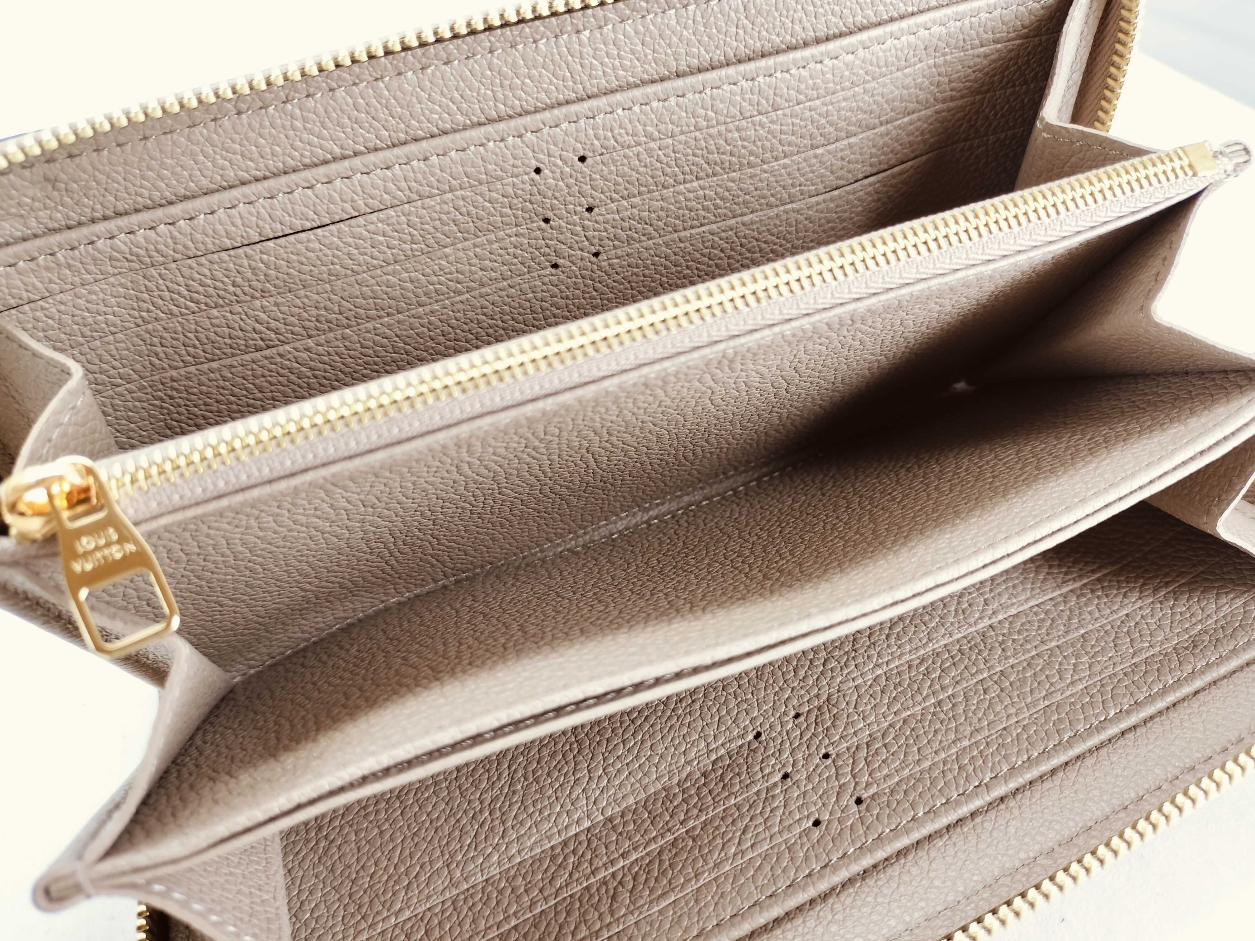 Monogram Empreinte Louis Vuitton Empreinte Zippy Wallet Beige — view 4