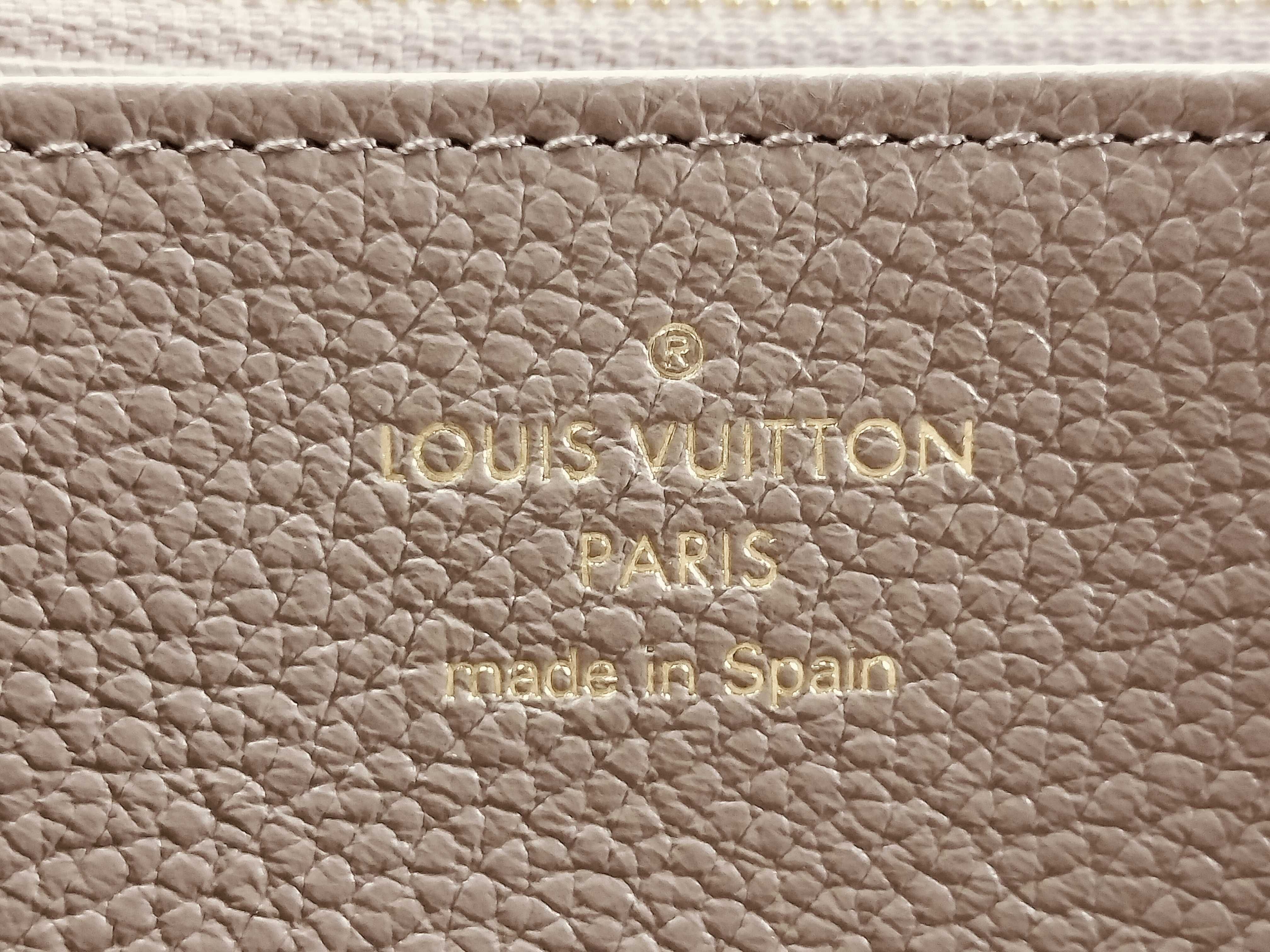 Monogram Empreinte Louis Vuitton Empreinte Zippy Wallet Beige — view 6