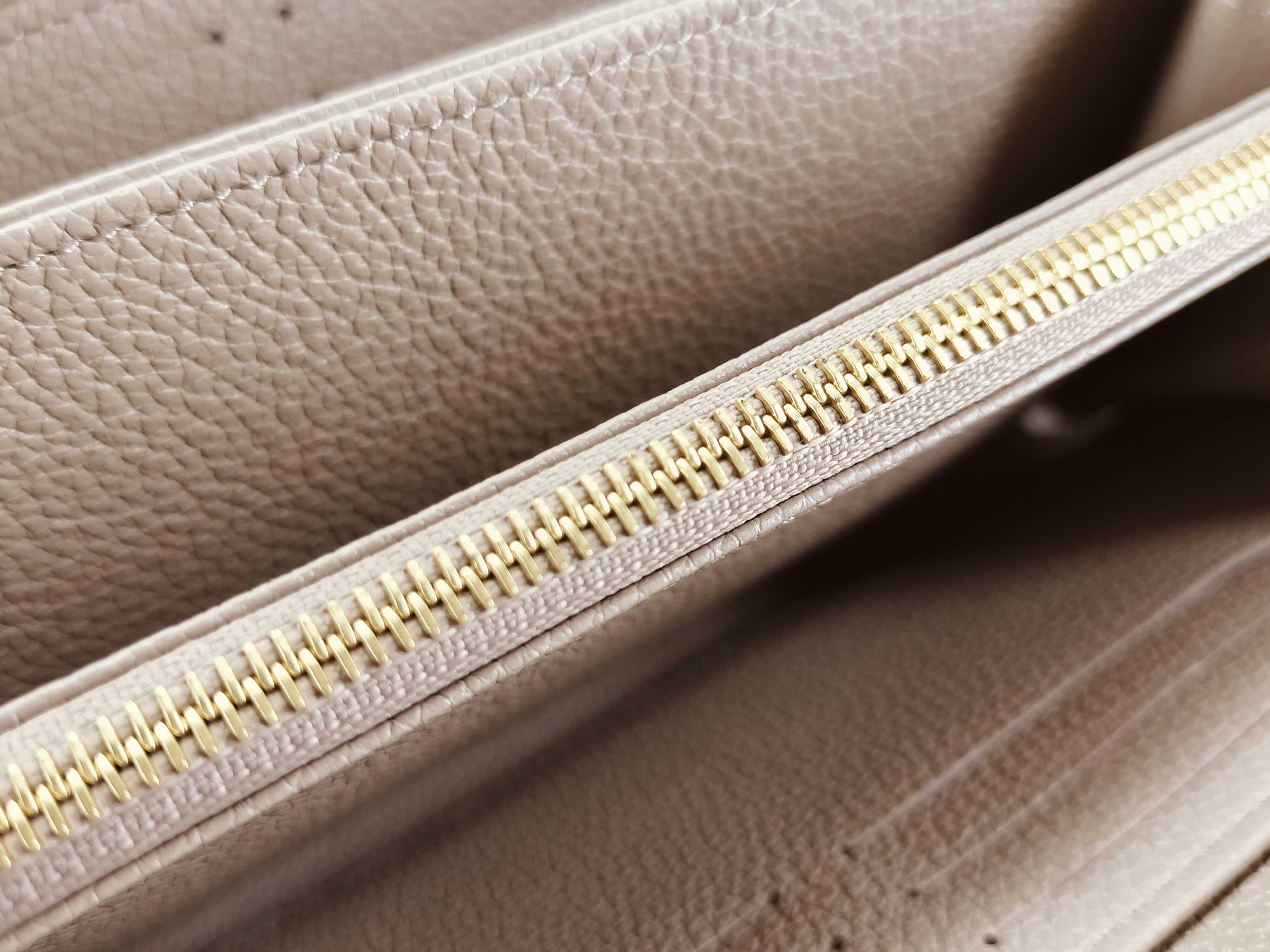 Monogram Empreinte Louis Vuitton Empreinte Zippy Wallet Beige — view 8