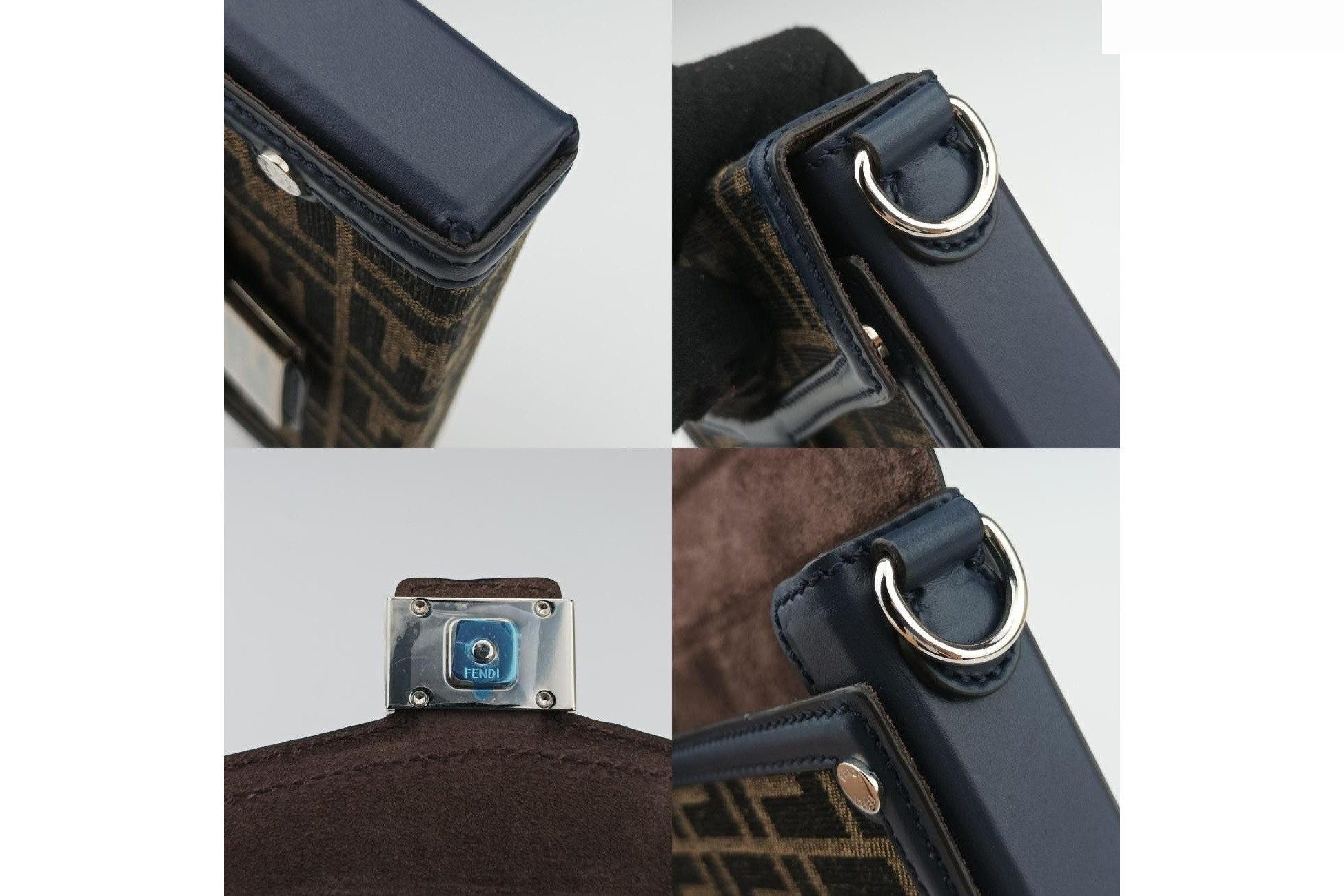 ZUCCA Soft Trunk Smartphone Pouch, Canvas, Brown — view 10