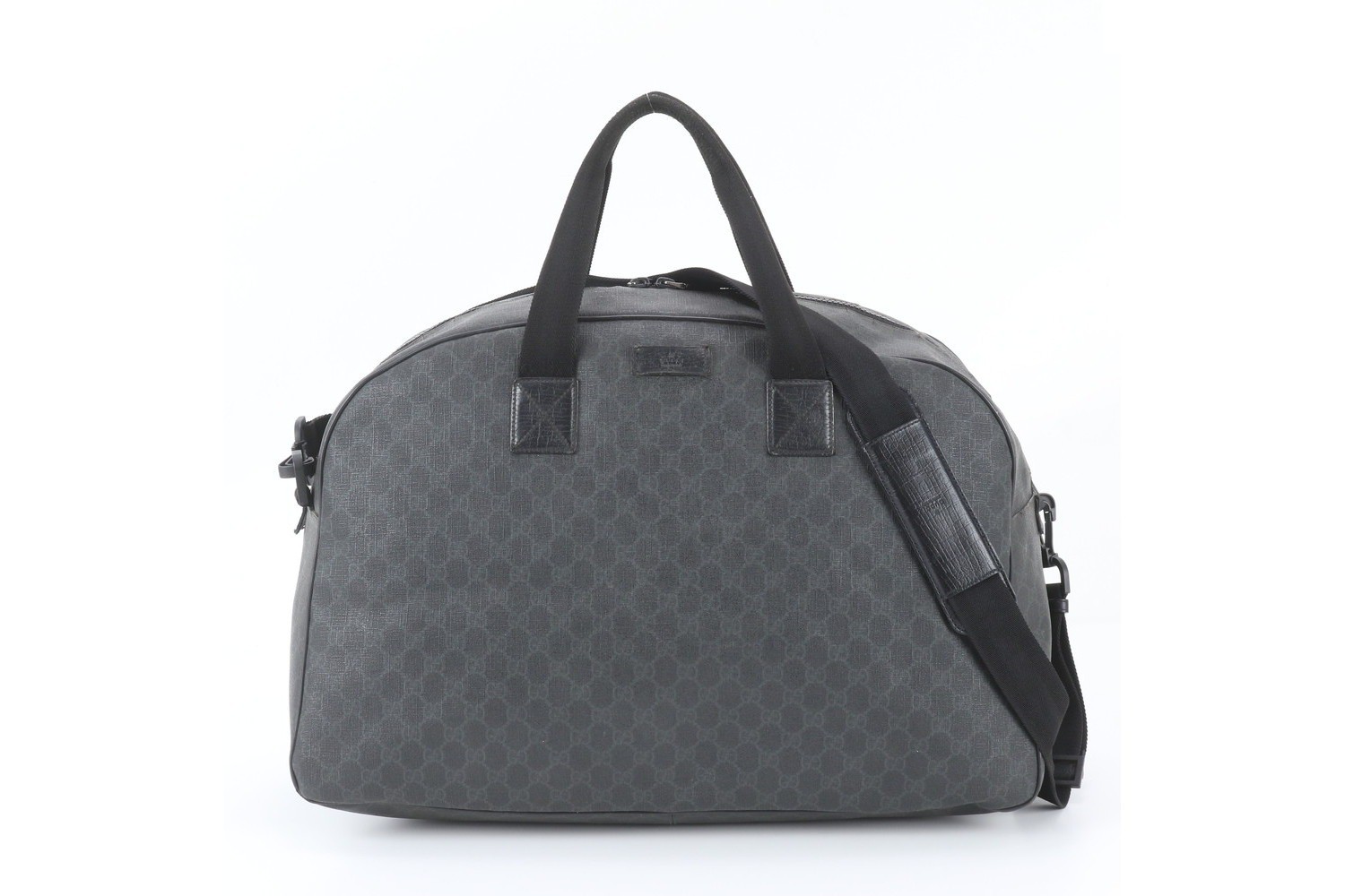 GG Supreme 162800 Leather 2-Way Boston Bag (Crossbody)