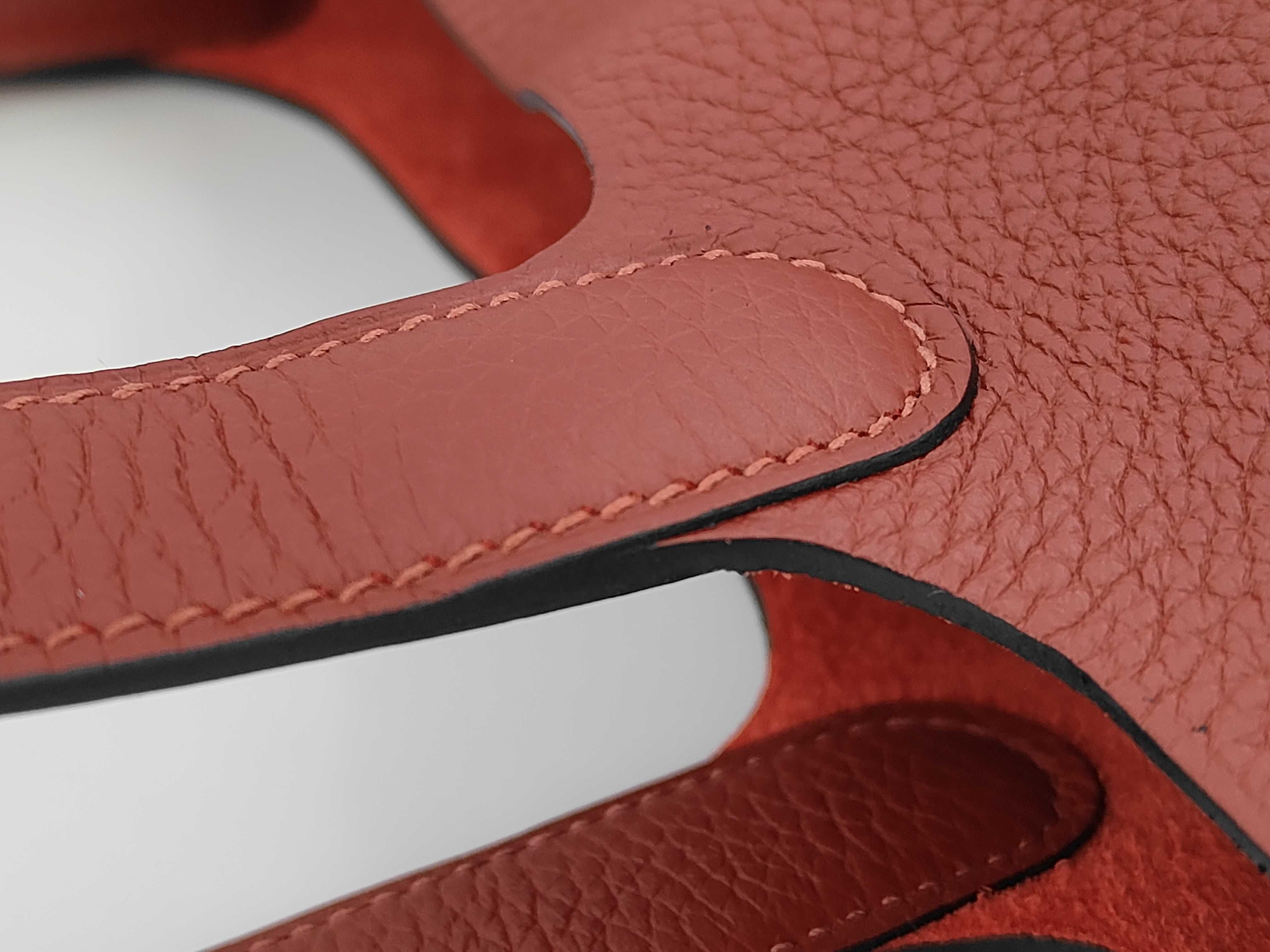 Picotin PM Rouge H GP G stamp handbag — view 5