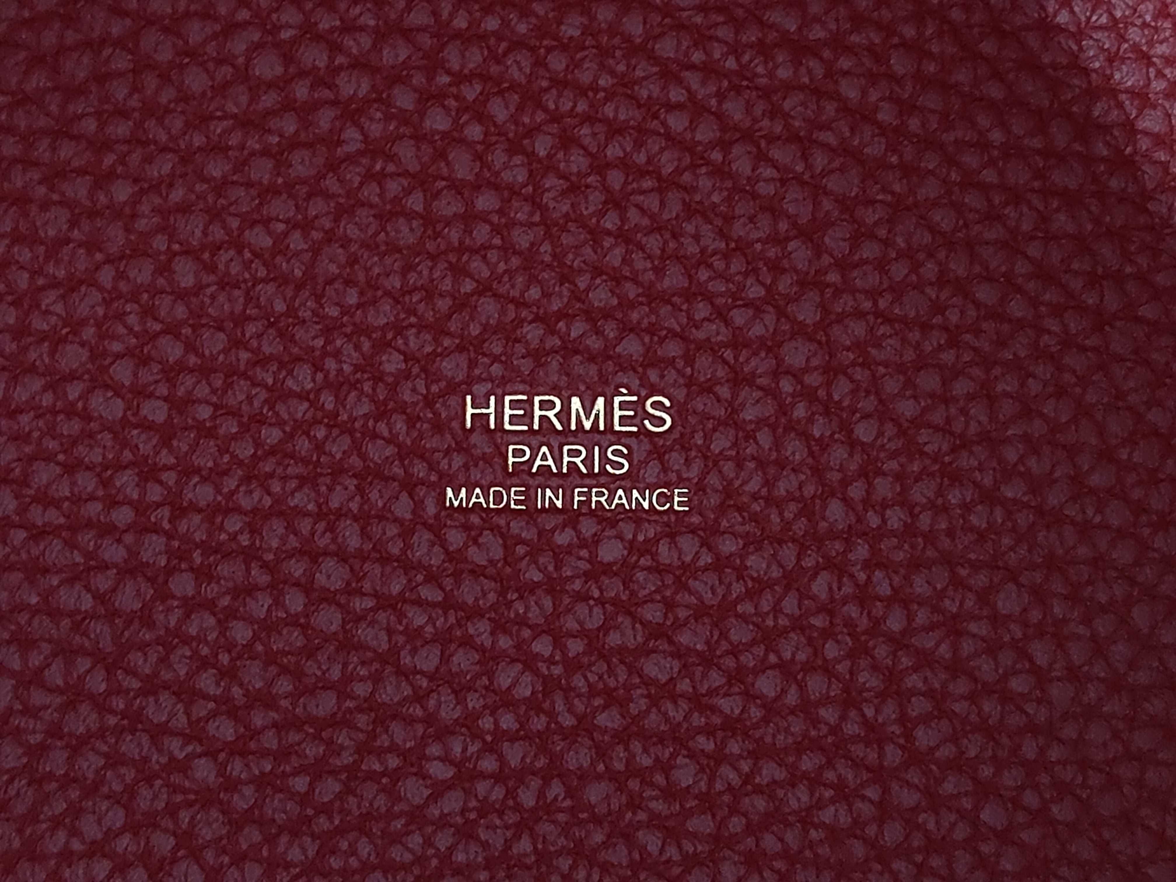 Picotin PM Rouge H GP G stamp handbag — view 9