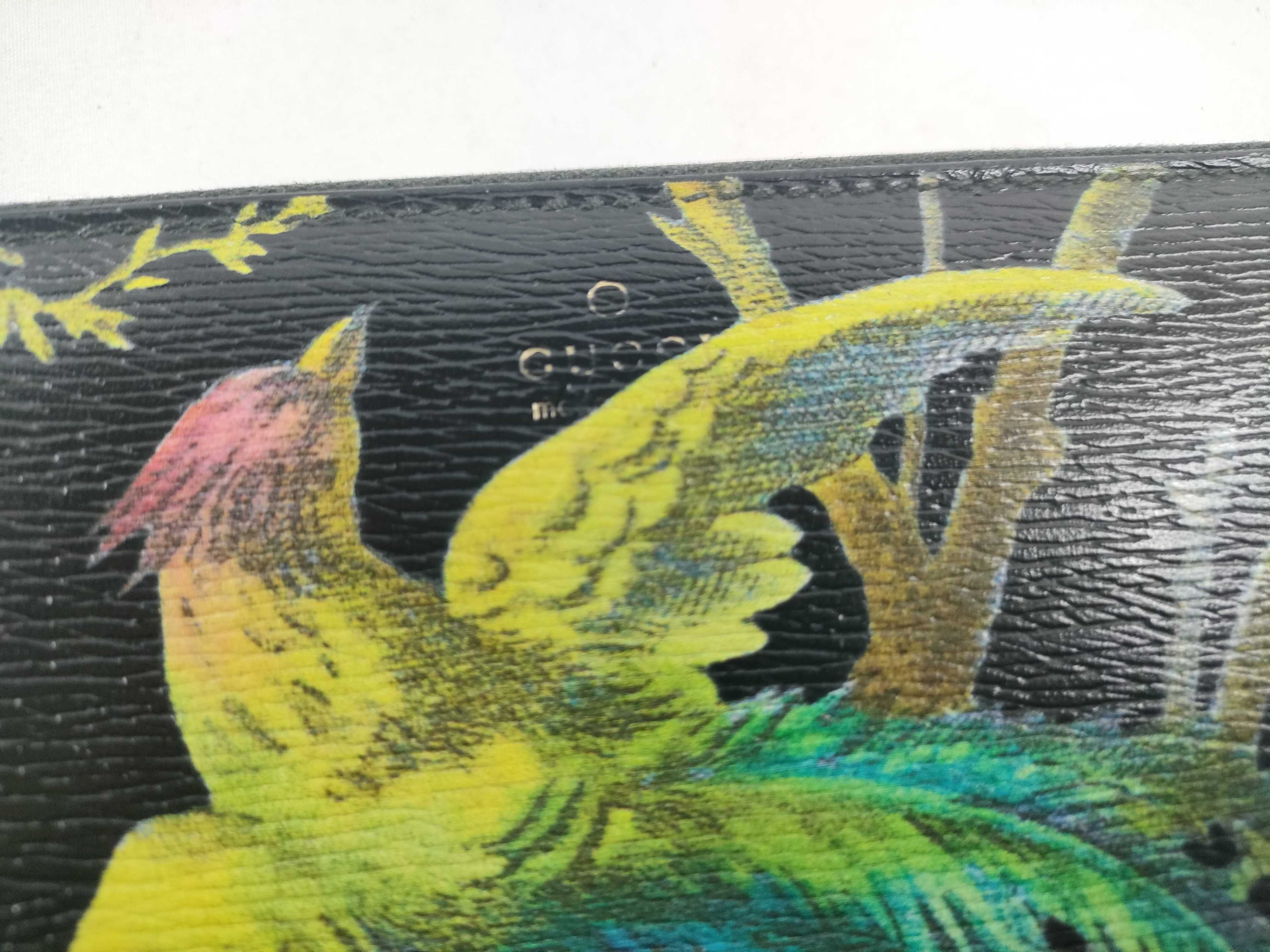 Tropical Unisex Long Wallet, Black, S000546 — view 12