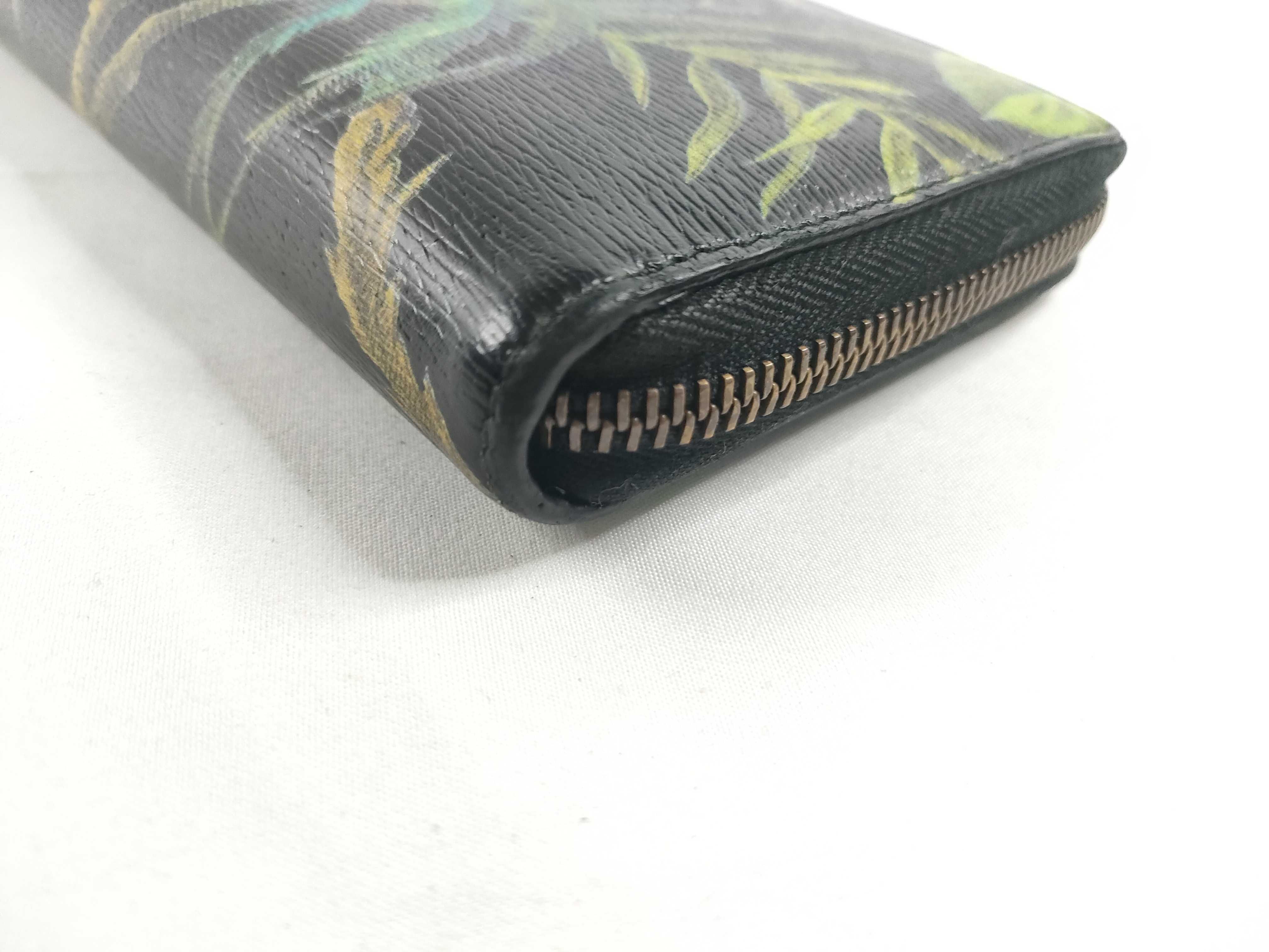Tropical Unisex Long Wallet, Black, S000546 — view 3