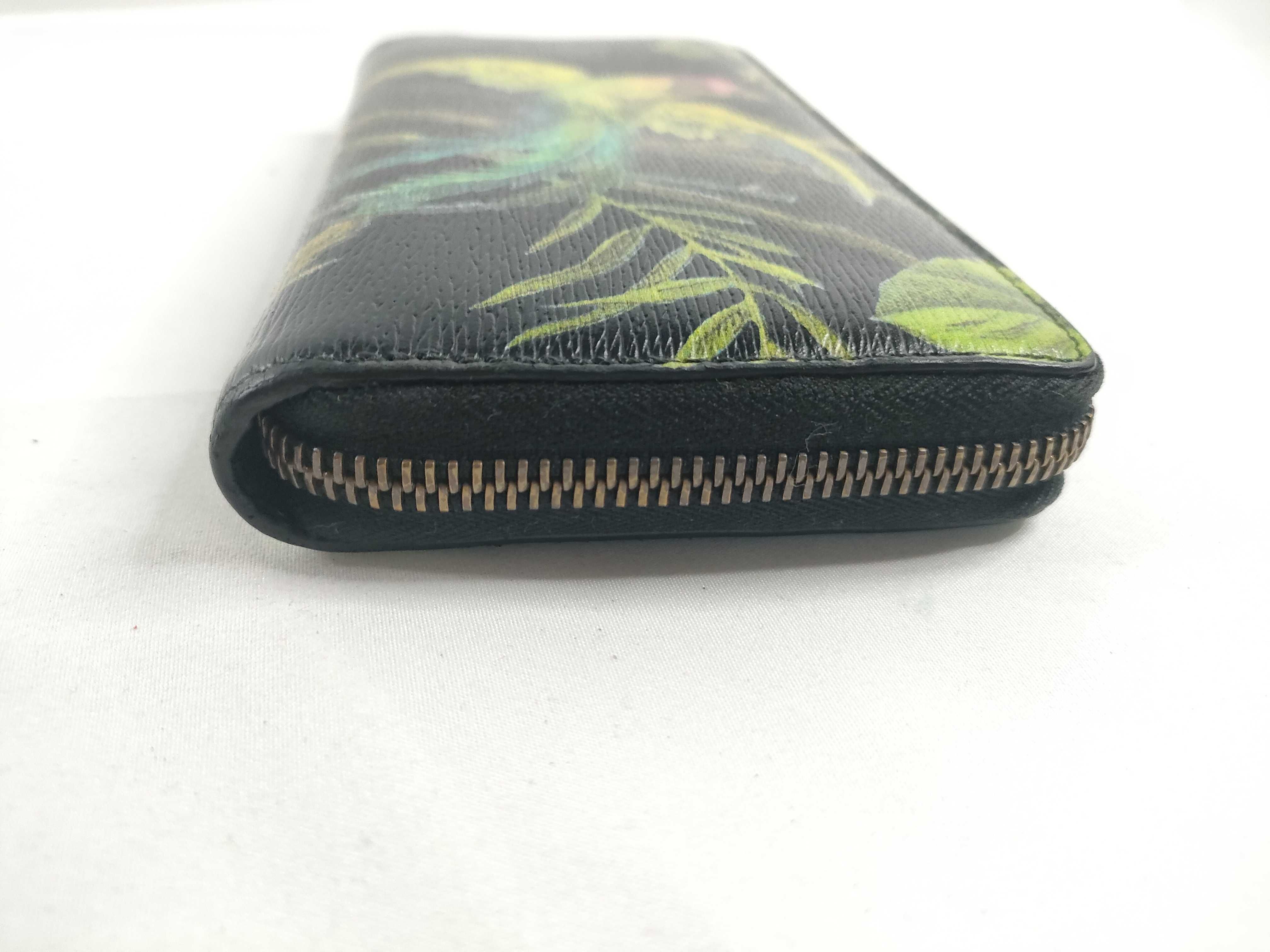 Tropical Unisex Long Wallet, Black, S000546 — view 7