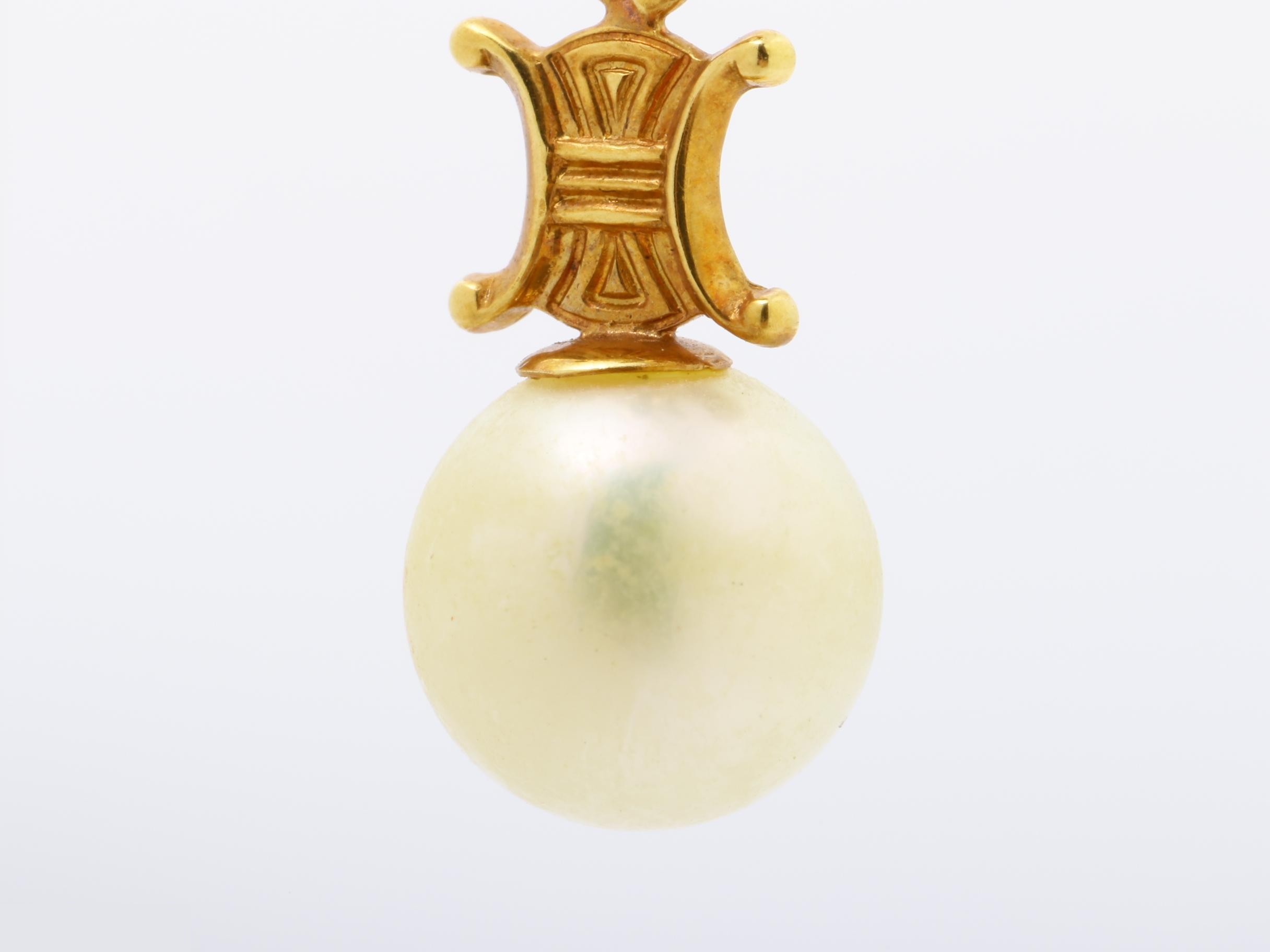 K18 750 YG Top, Pearl, Approx. 7.4mm, 1.0g — view 3