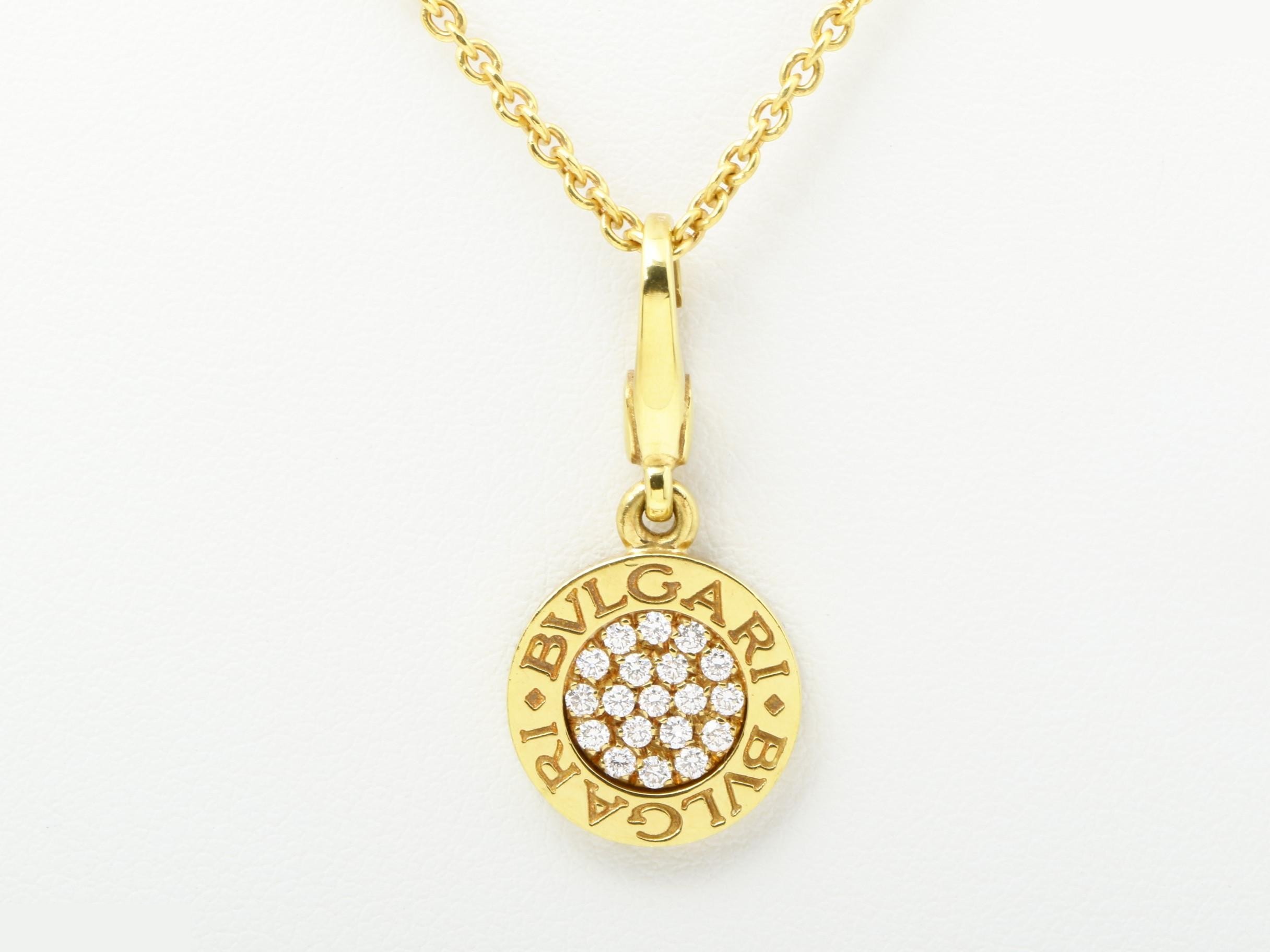750YG Diamond Necklace/Pendant 10.2g