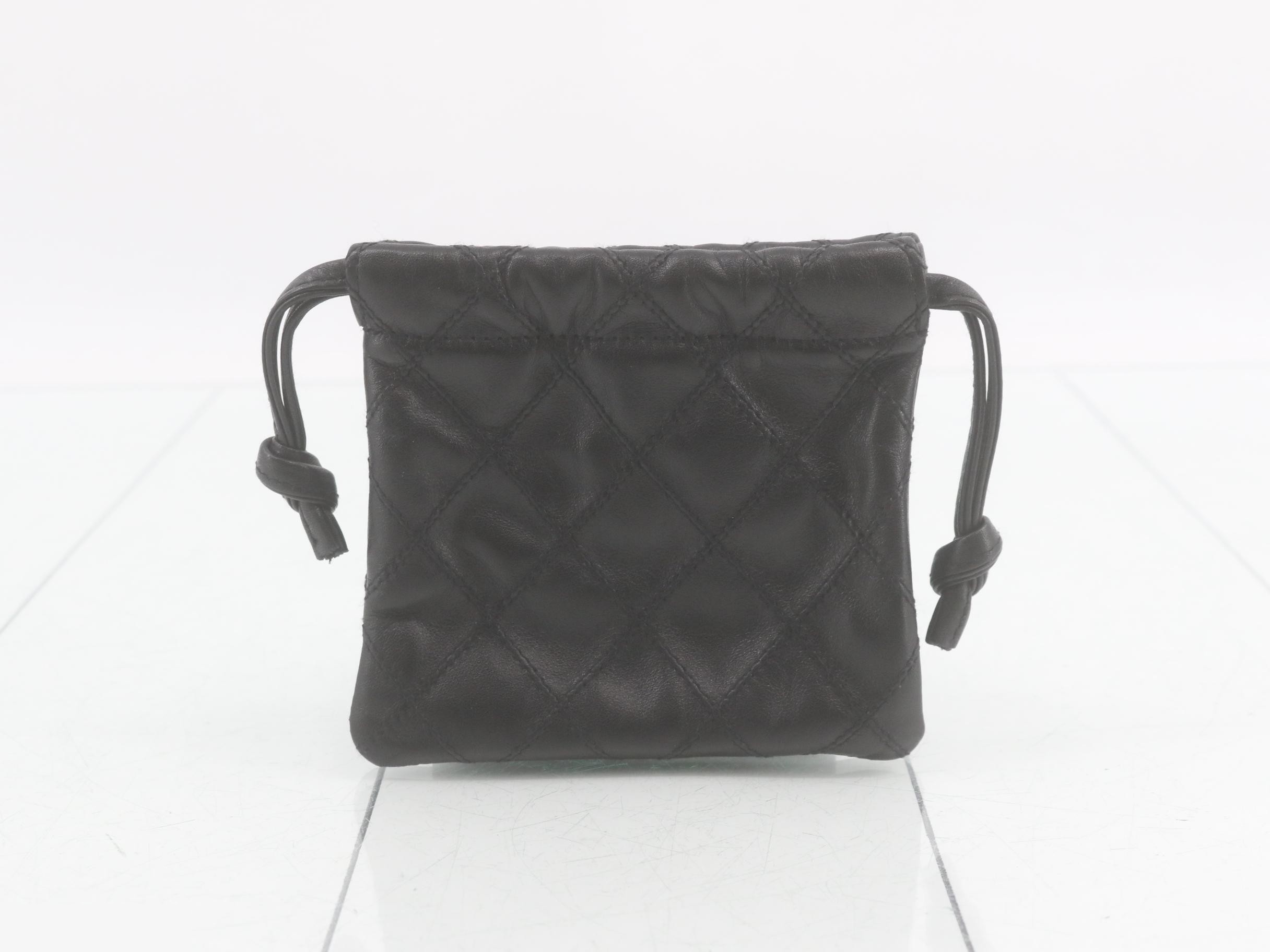 Matelassé Coco Mark Drawstring Bag — view 2