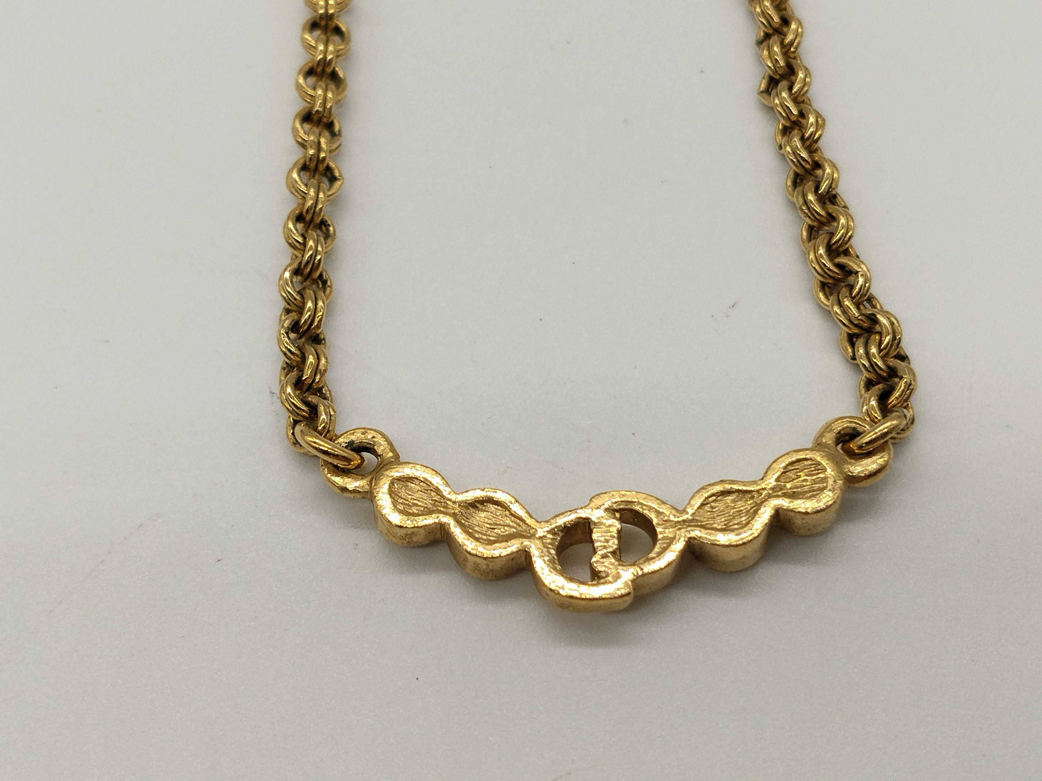 CD 4P Rhinestone Necklace — view 2
