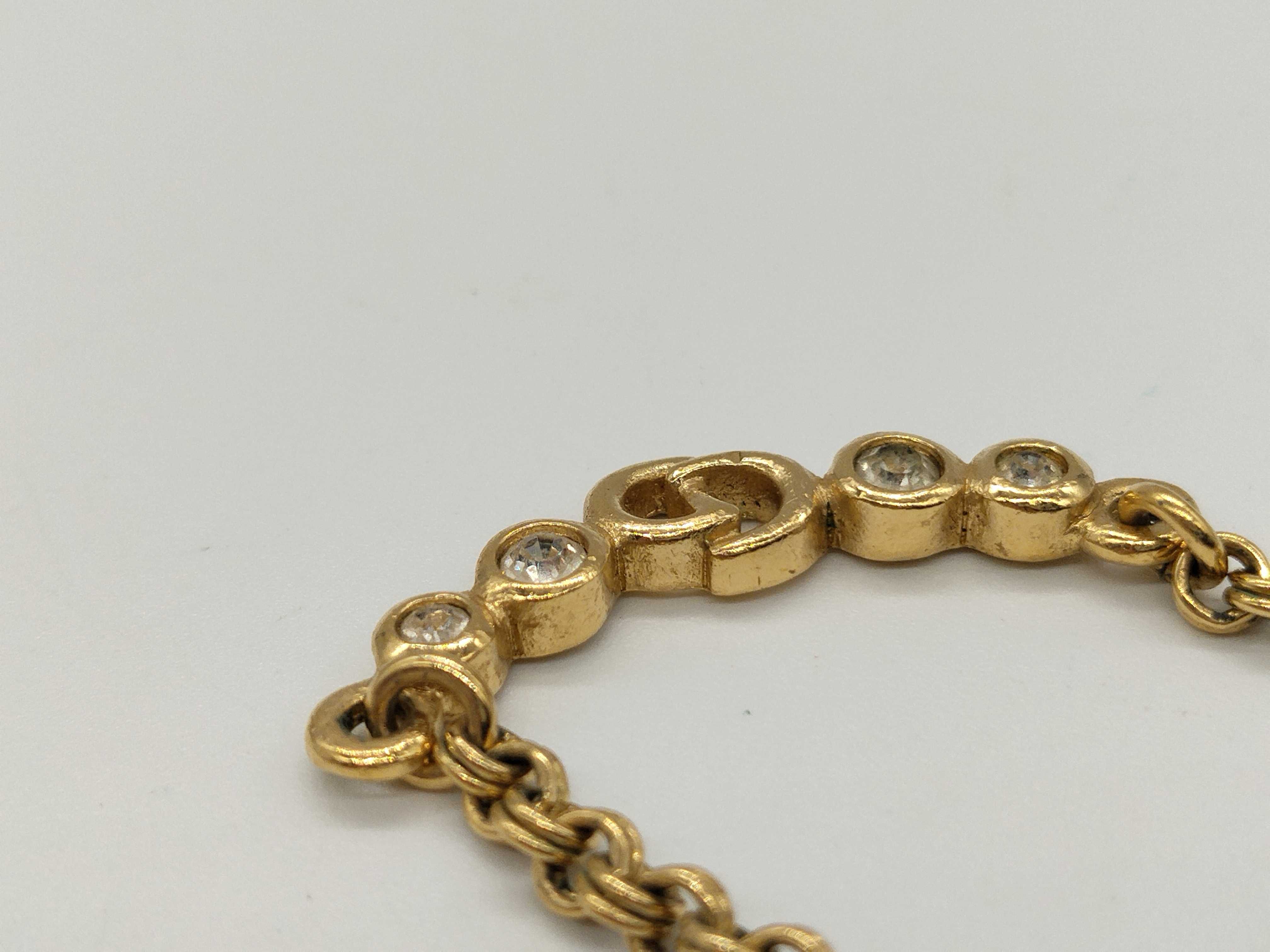 CD 4P Rhinestone Necklace — view 4