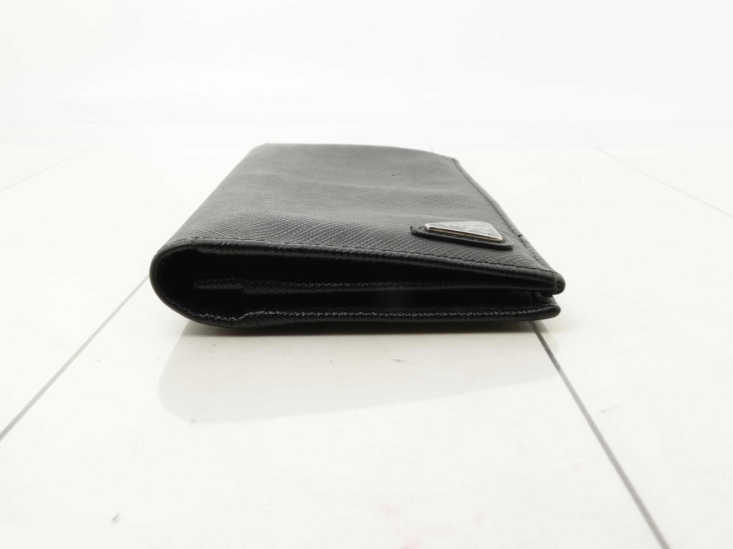 Saffiano Bi-fold Long Wallet — view 3