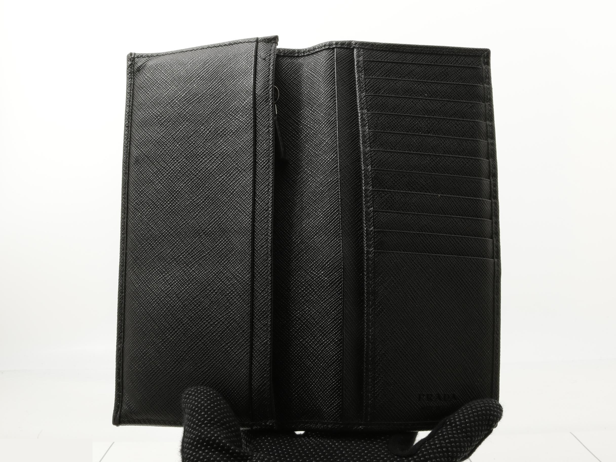 Saffiano Bi-fold Long Wallet — view 4