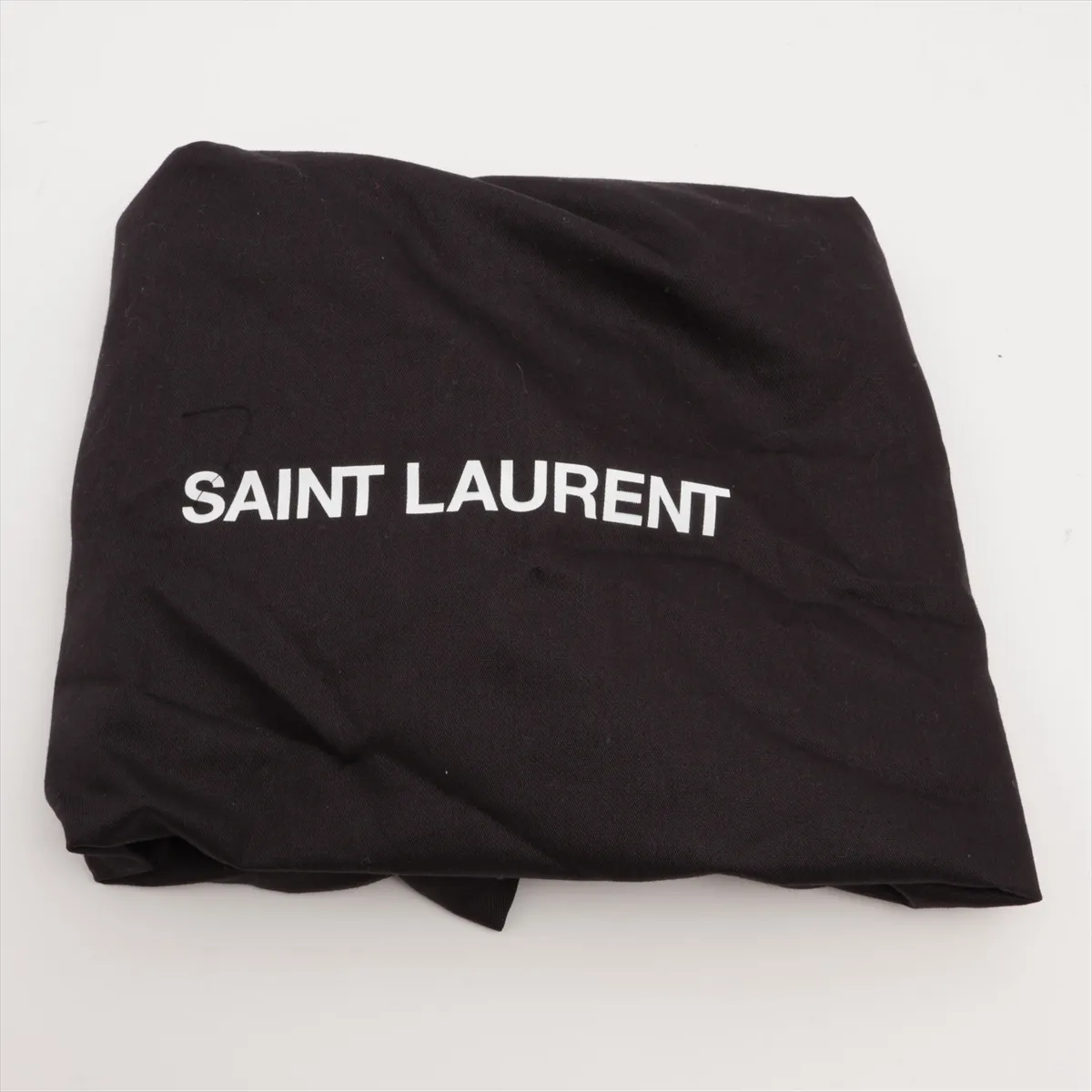 Rive Gauche Pile x Leather Tote Bag Black x White 735067 — view 10