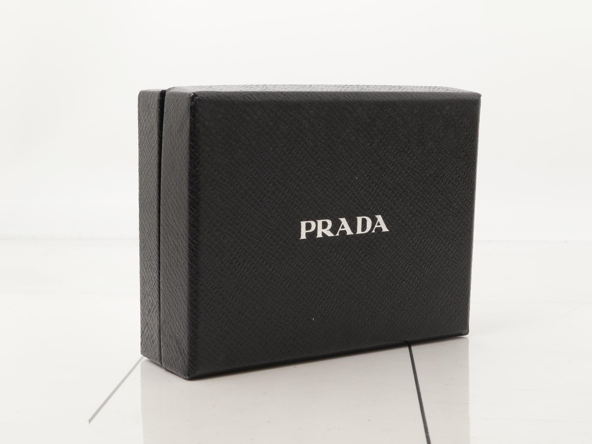 Saffiano card case, unused, stored item. — view 5