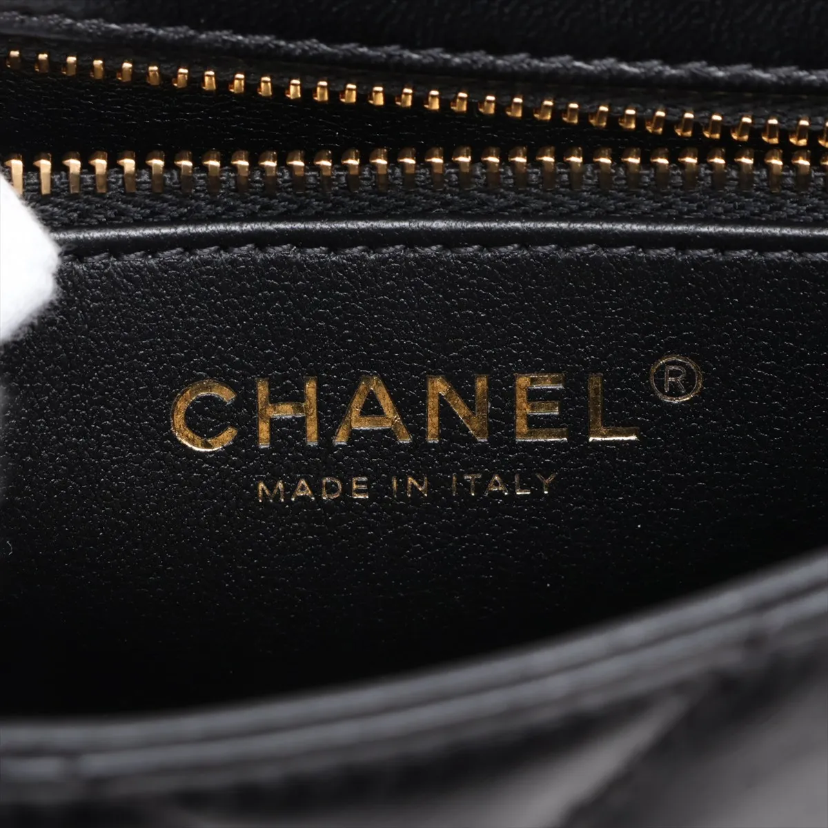 [Individually packaged] Chanel Matelassé Lambskin 2-Way Handbag, Top Handle, Black, Gold Hardware, XU9AJGH7, Random Plate — view 10