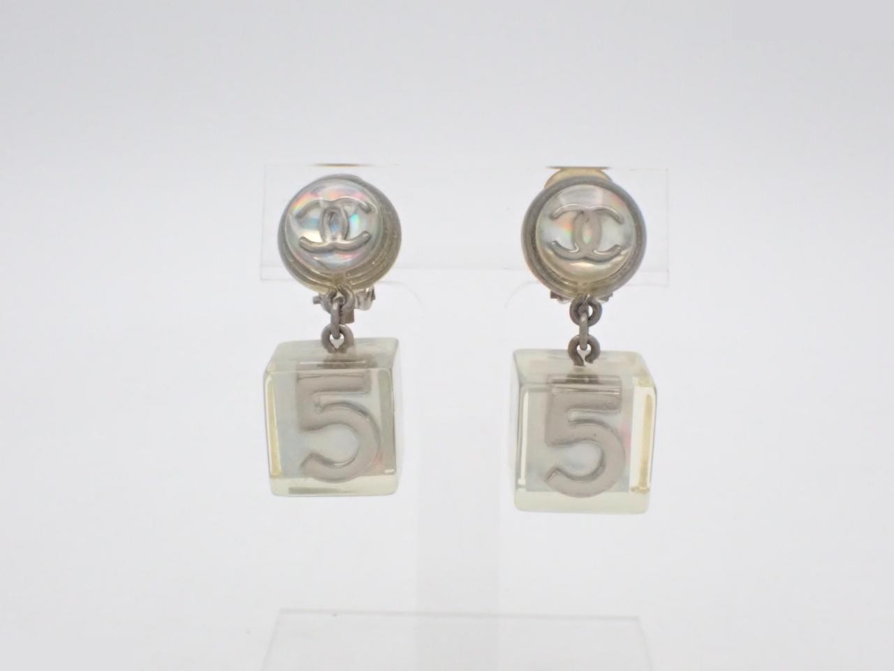 Earrings, cube, Coco Mark, 5