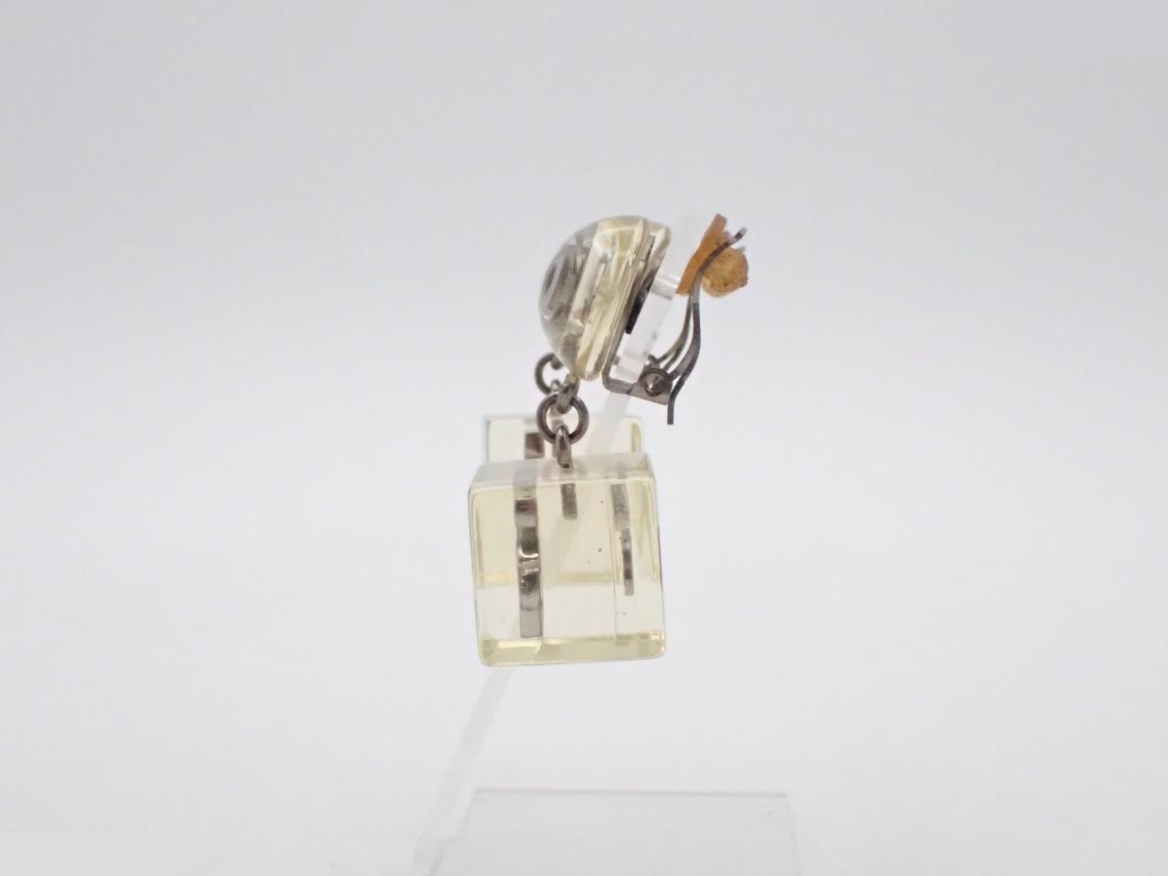 Earrings, cube, Coco Mark, 5 — view 3
