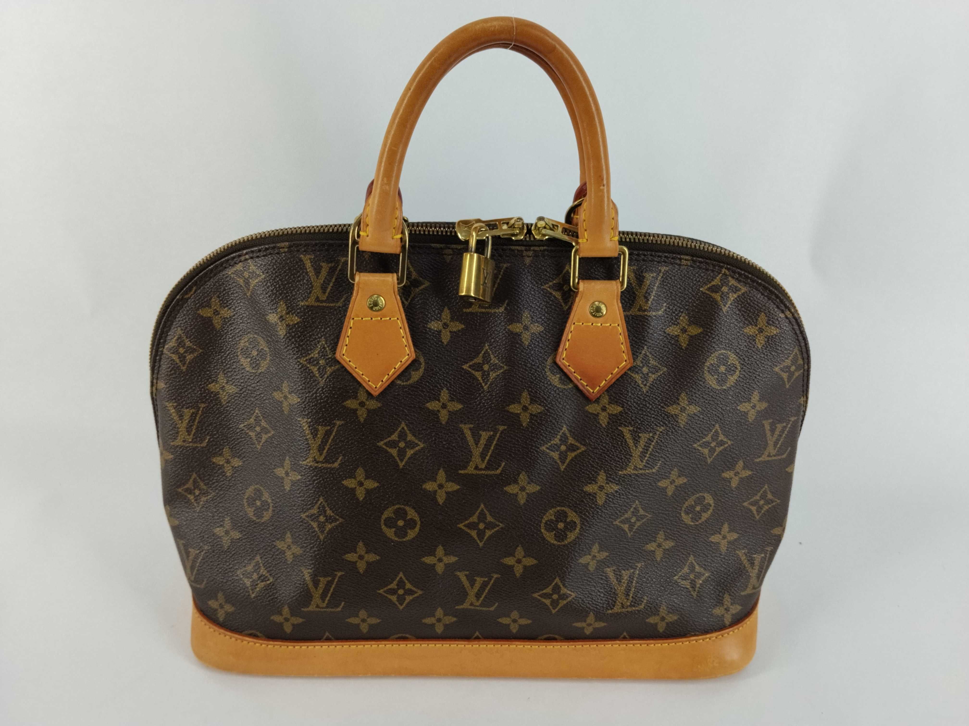 Monogram Louis Vuitton Handbag Monogram Alma M51130 Brown Handbag