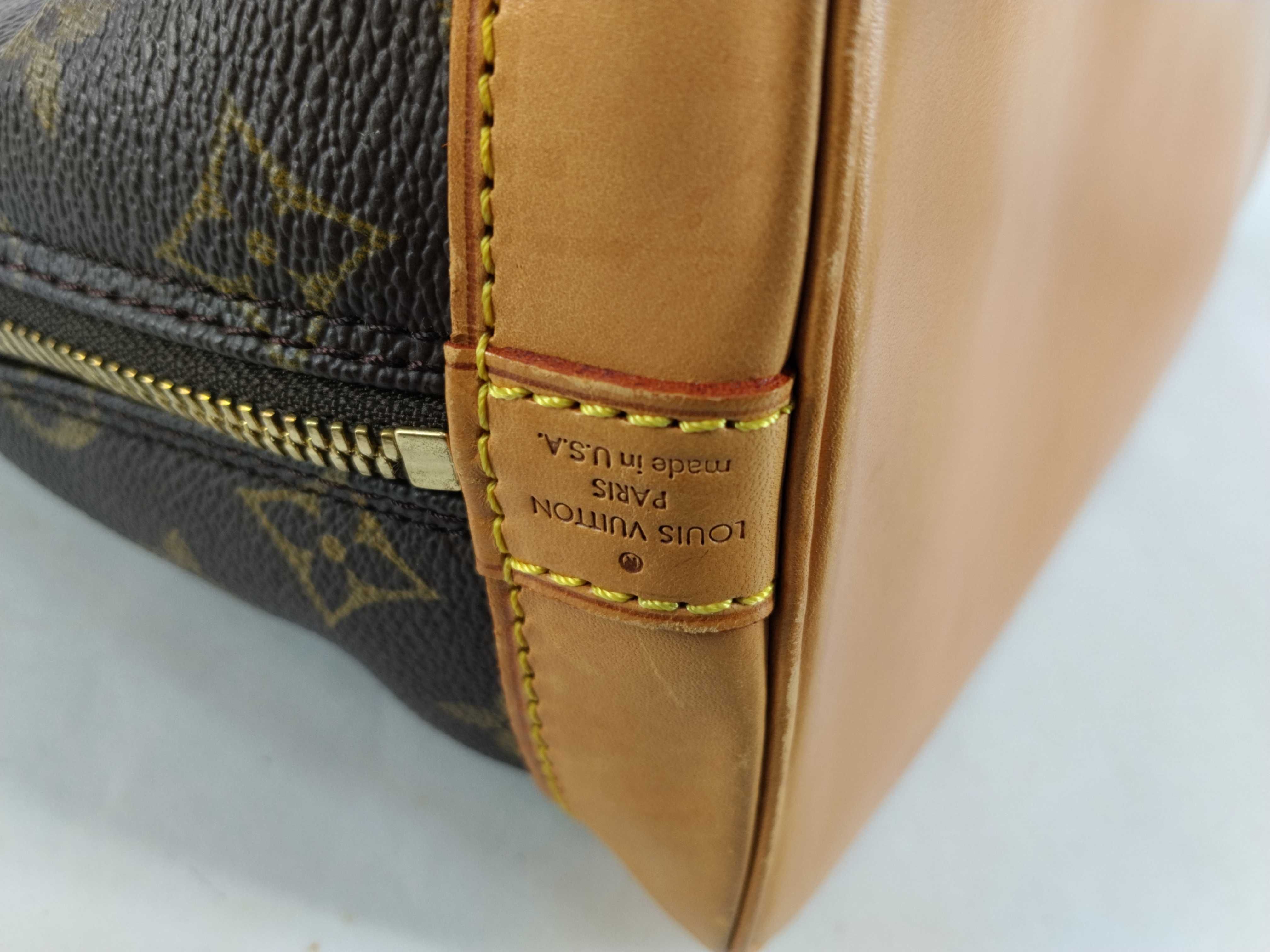 Monogram Louis Vuitton Handbag Monogram Alma M51130 Brown Handbag — view 8
