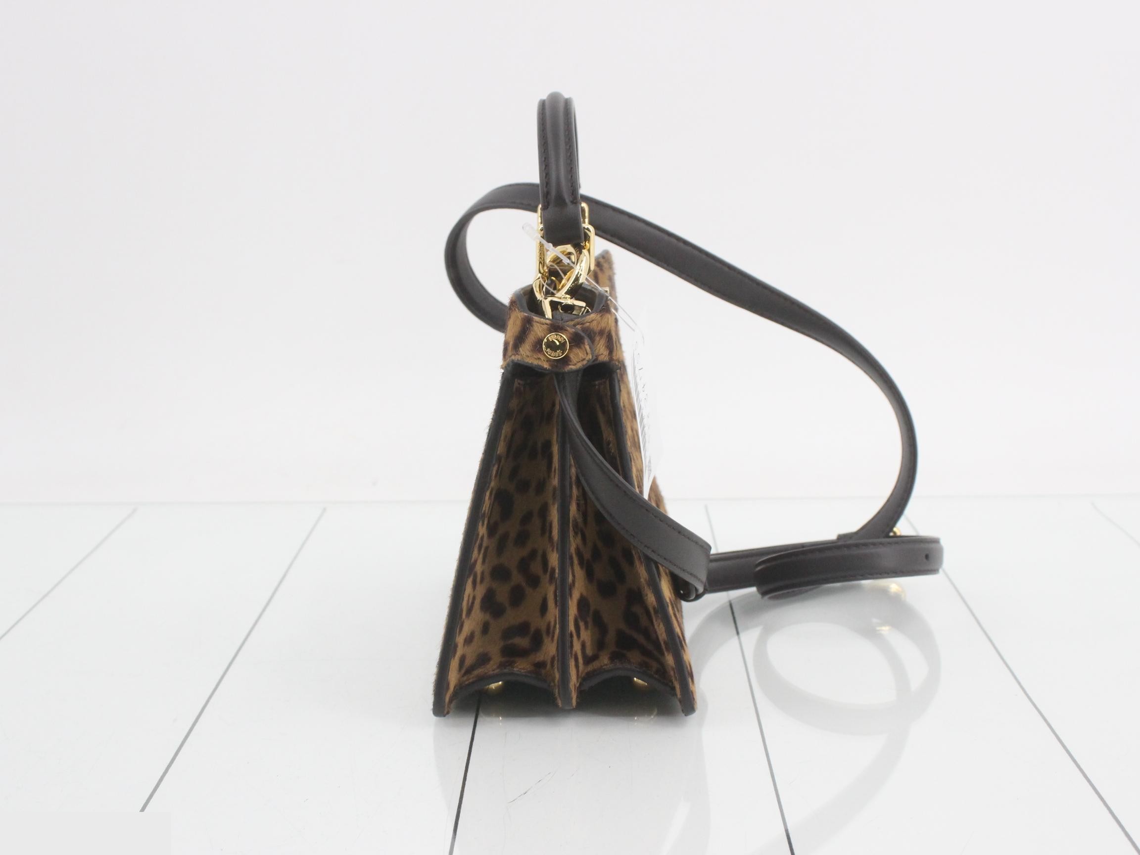 Leopard print calfskin Peekaboo handbag — view 4