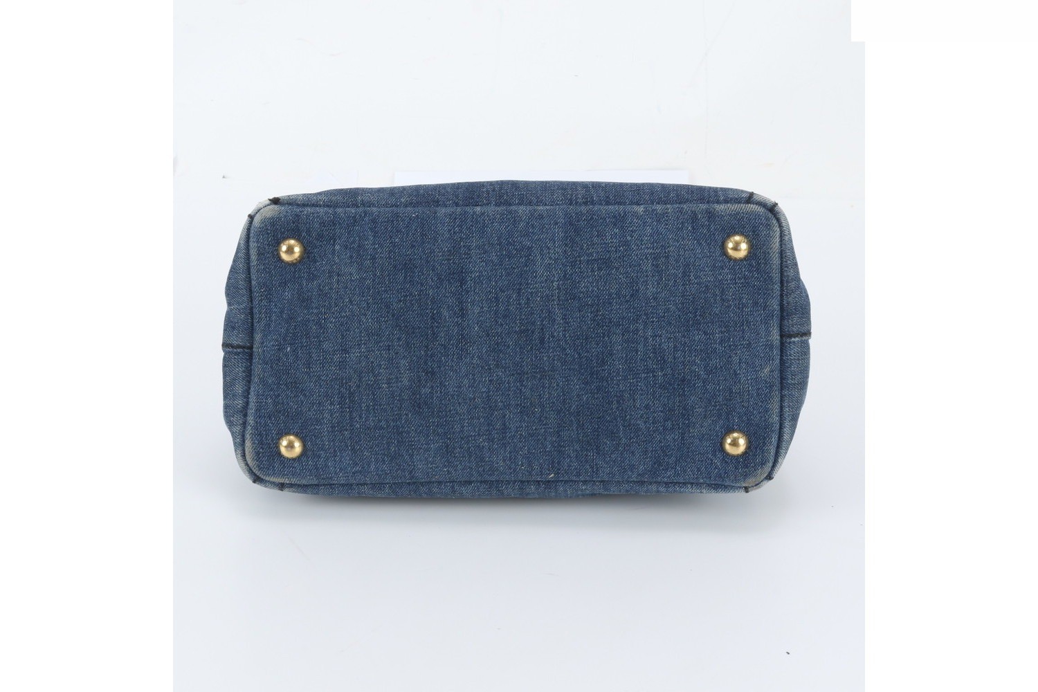Canapa Denim Blue Triangle Logo Tote Bag — view 5