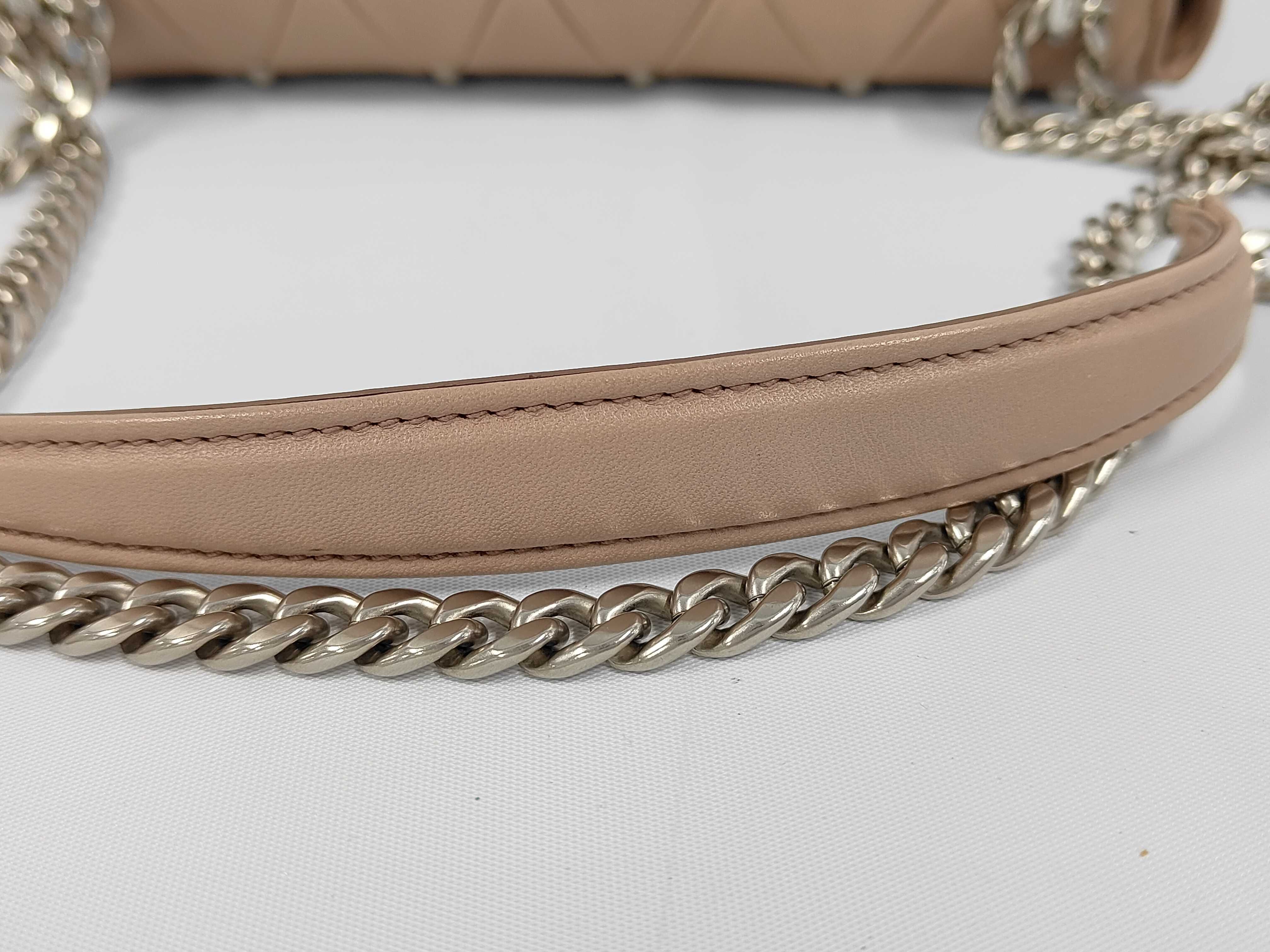 Quilted Studded Chain Shoulder Bag — view 5