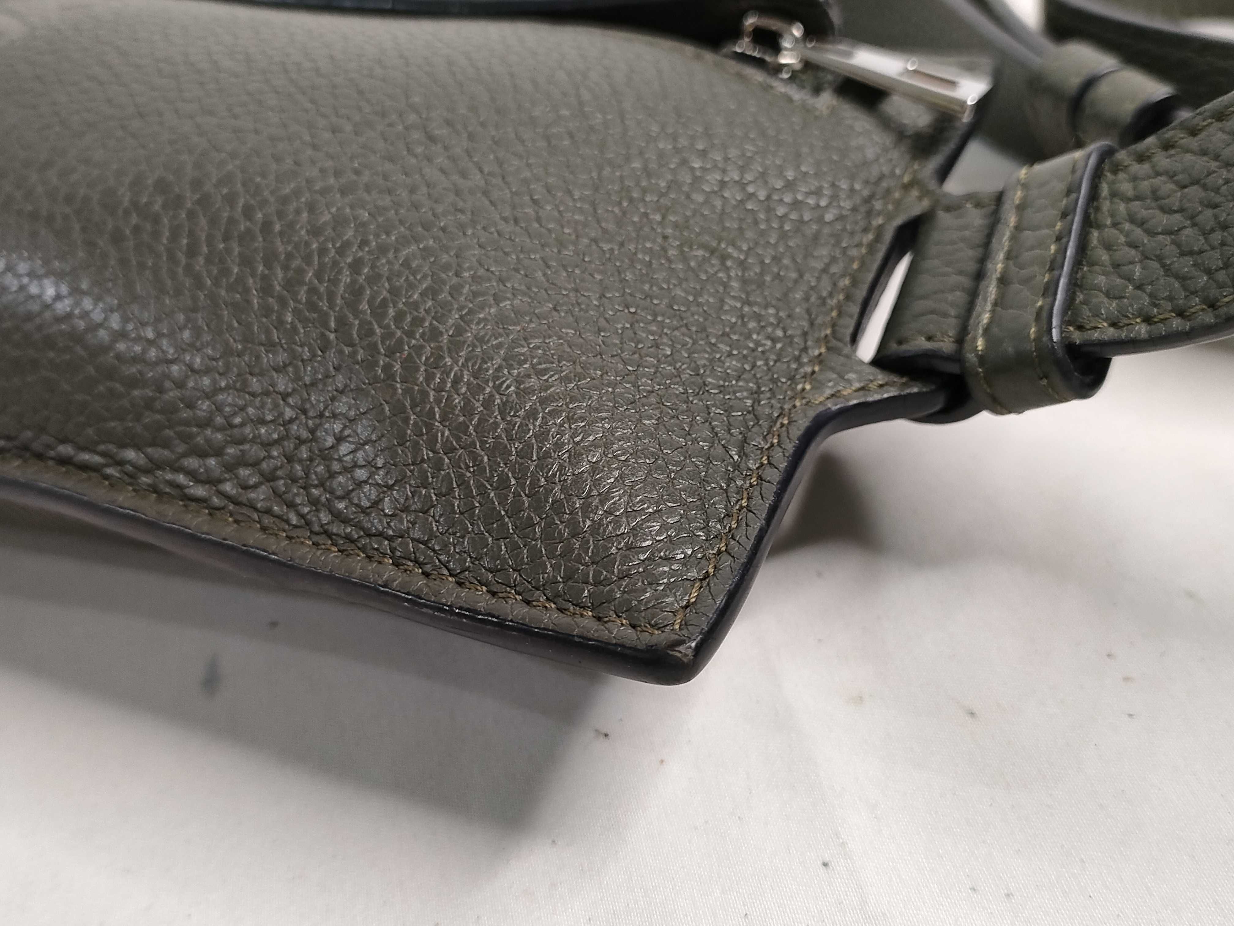 Anagram Vertical T-Pocket Leather Body Bag Shoulder Bag — view 6