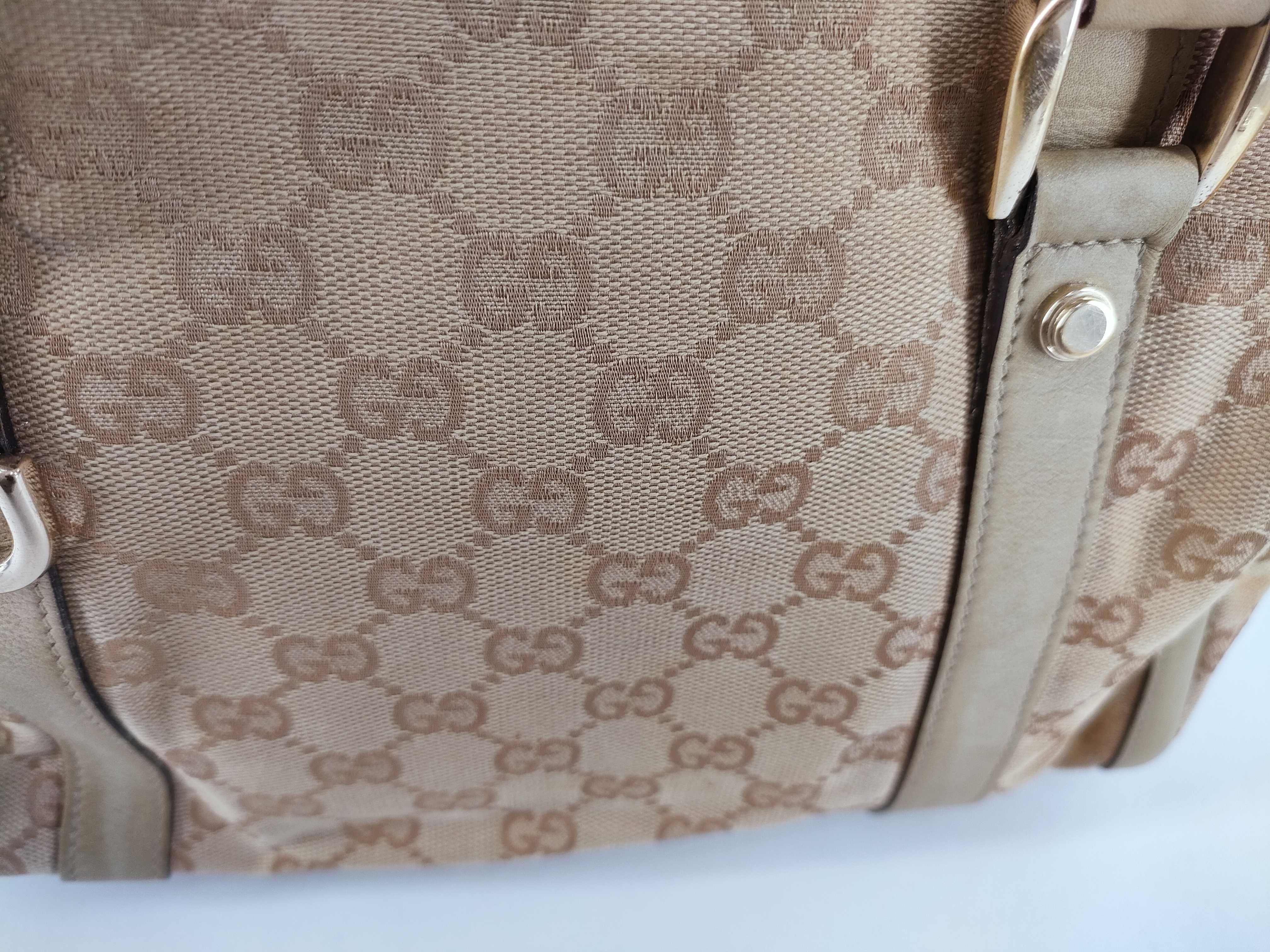 GG Canvas Boston Bag — view 14