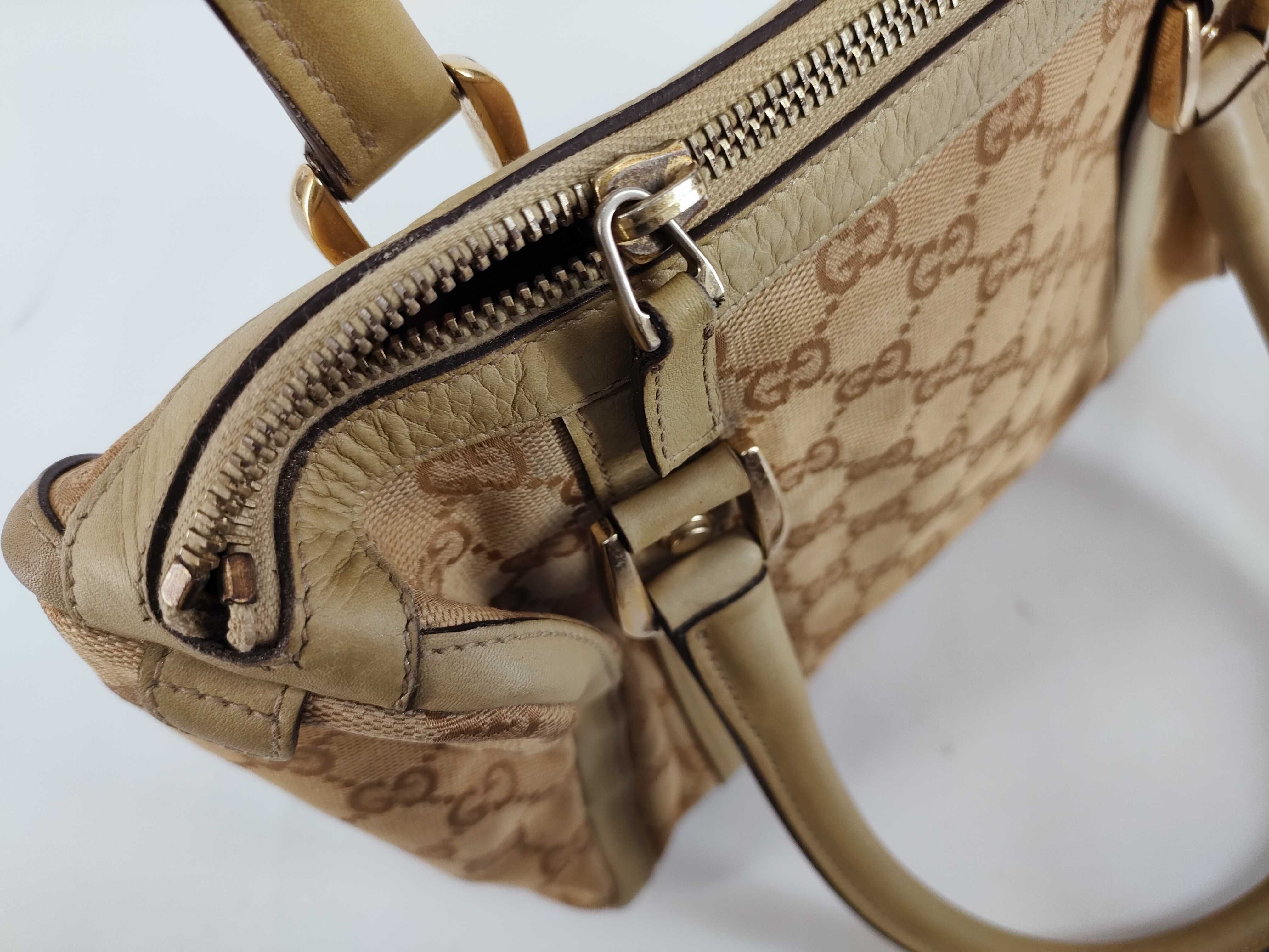 GG Canvas Boston Bag — view 8