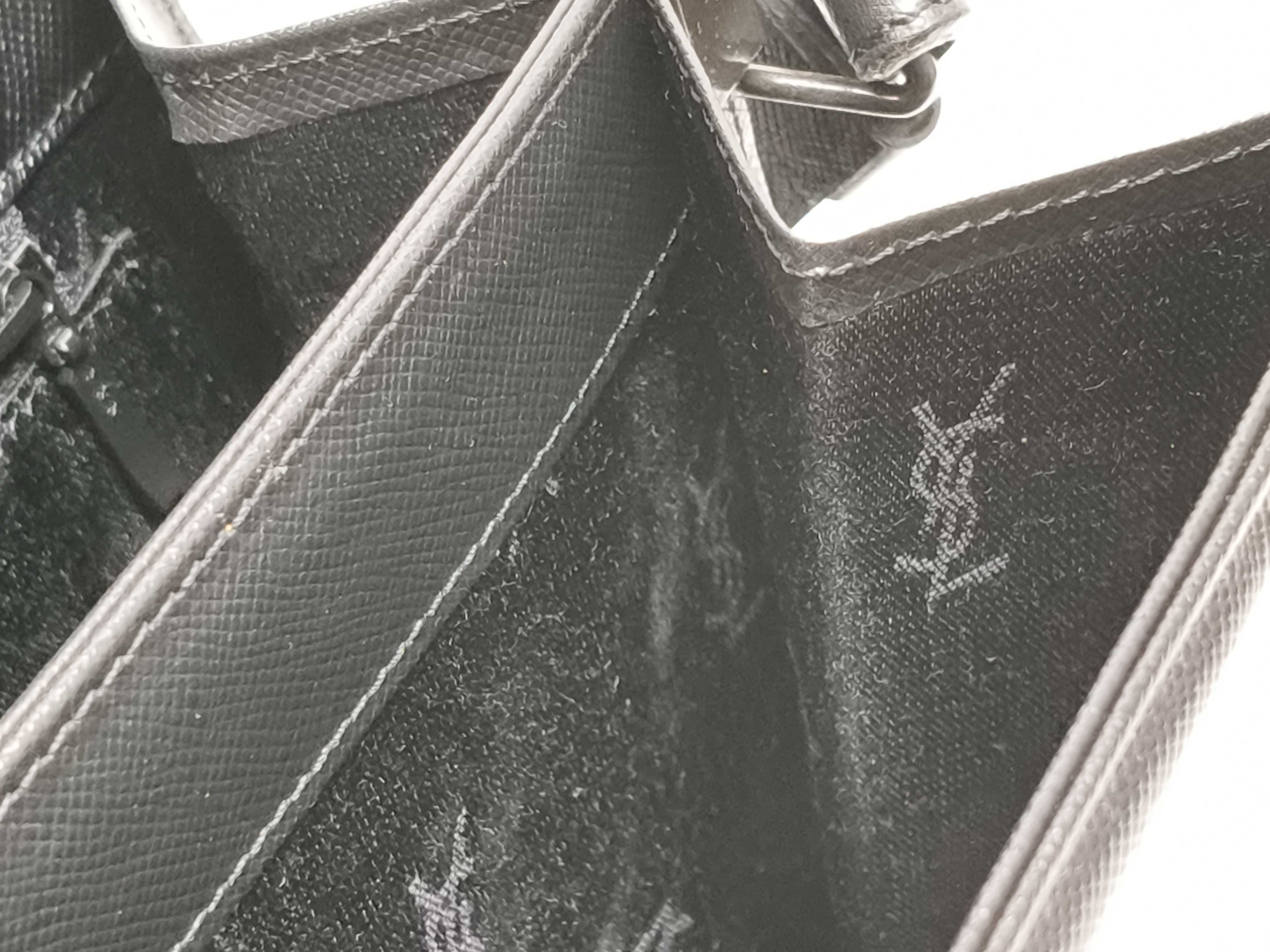 Vintage Handbag, Black Flap Handbag — view 9