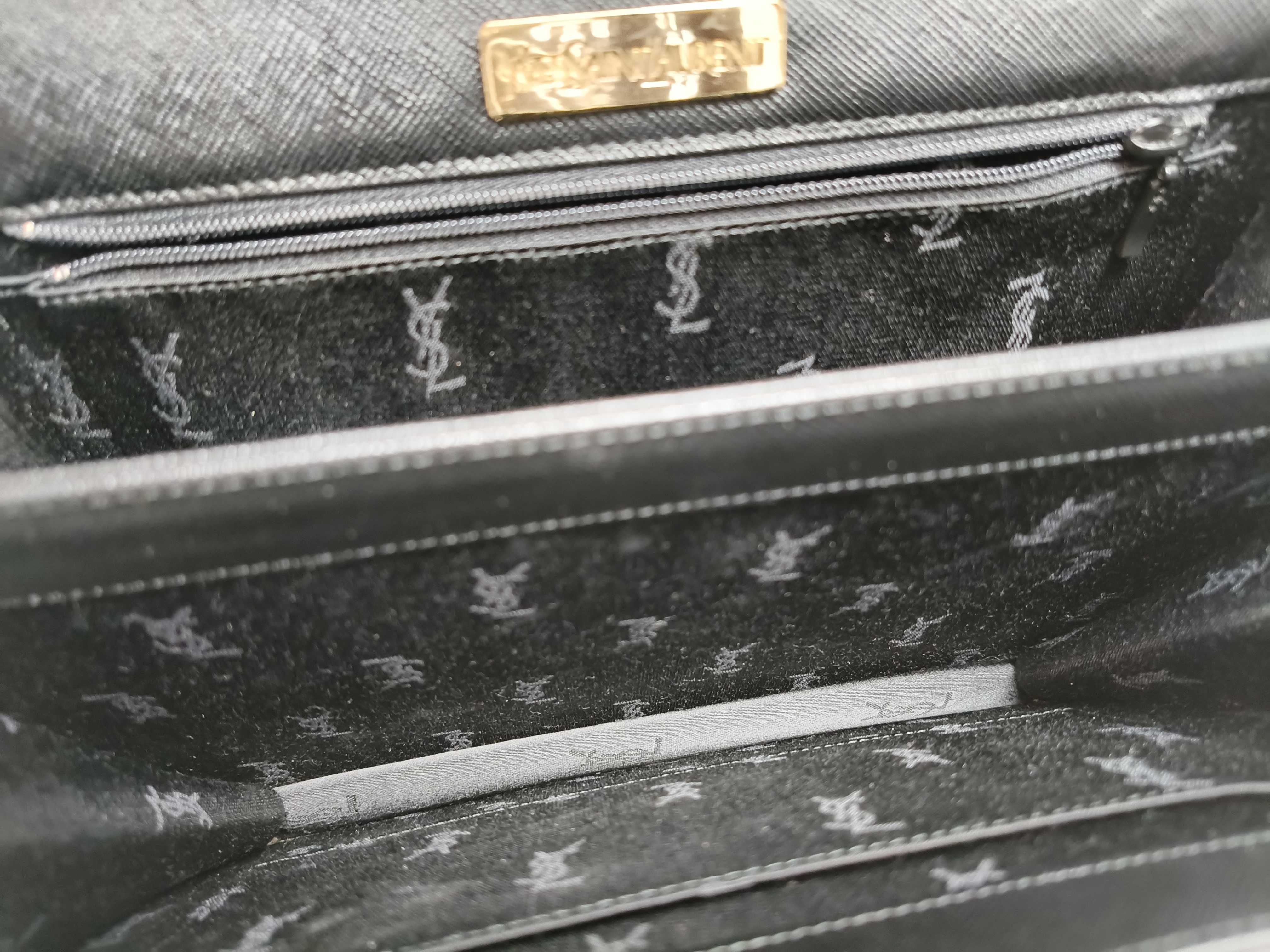 Vintage Handbag, Black Flap Handbag — view 10