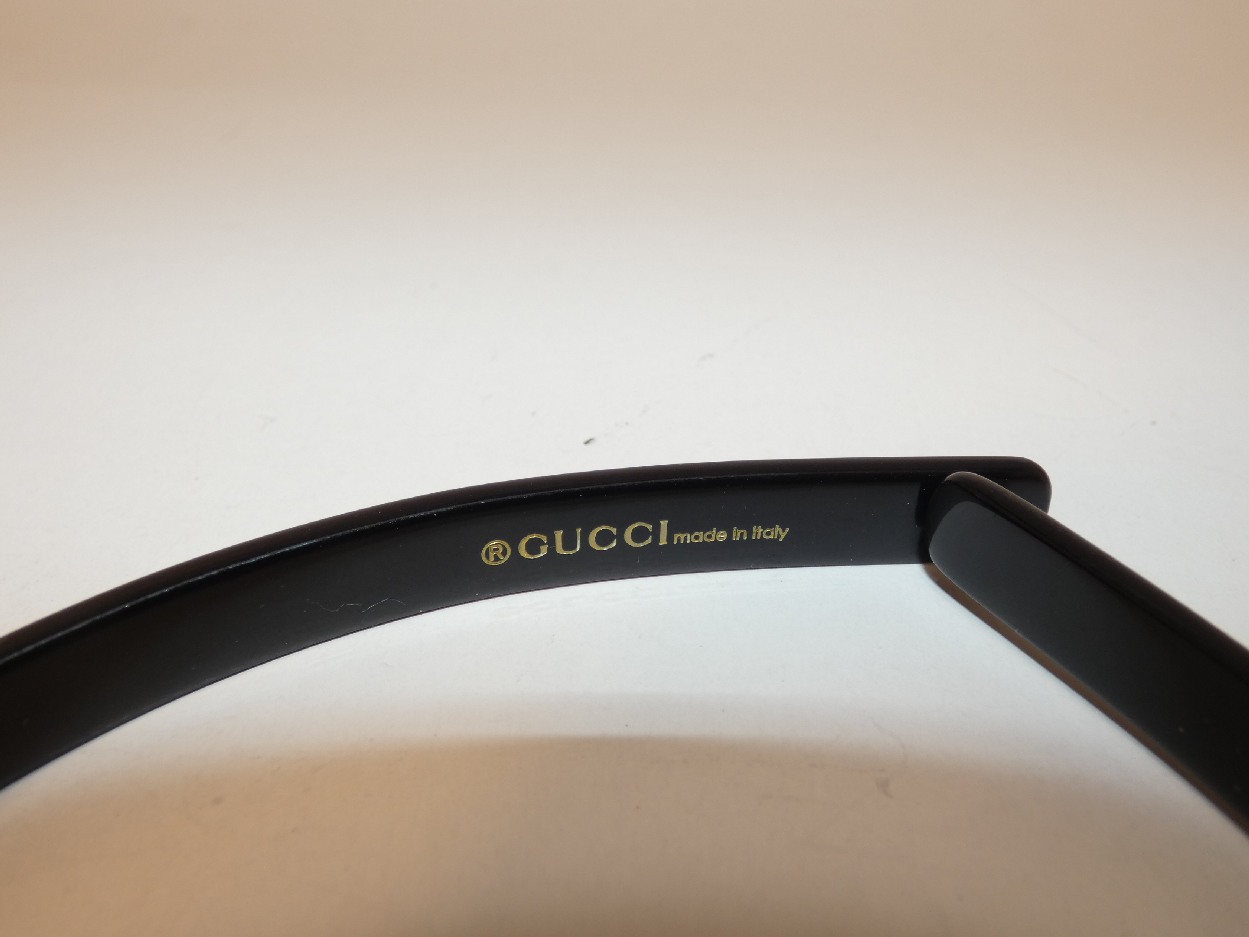 GG Rhinestone Black Headband Hair Accessory — view 4