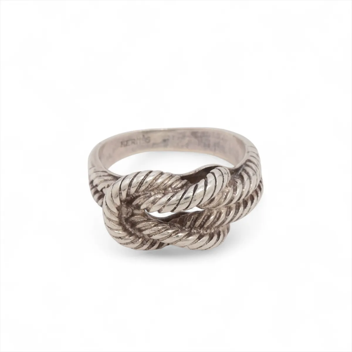 Audienne Ring, 925 Sterling Silver, 5.9g. Shows signs of wear including