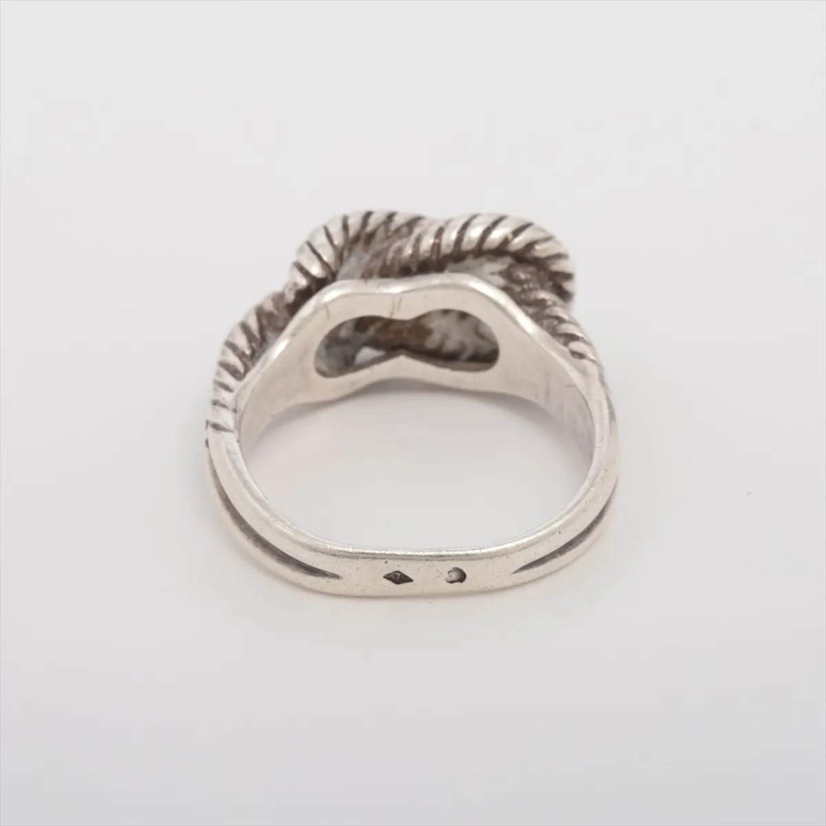 Audienne Ring, 925 Sterling Silver, 5.9g. Shows signs of wear including — view 2