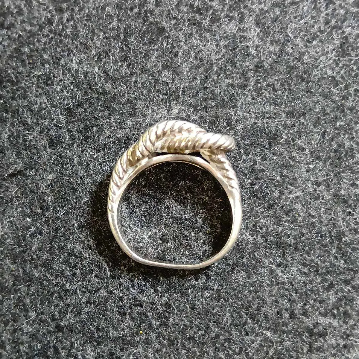 Audienne Ring, 925 Sterling Silver, 5.9g. Shows signs of wear including — view 4