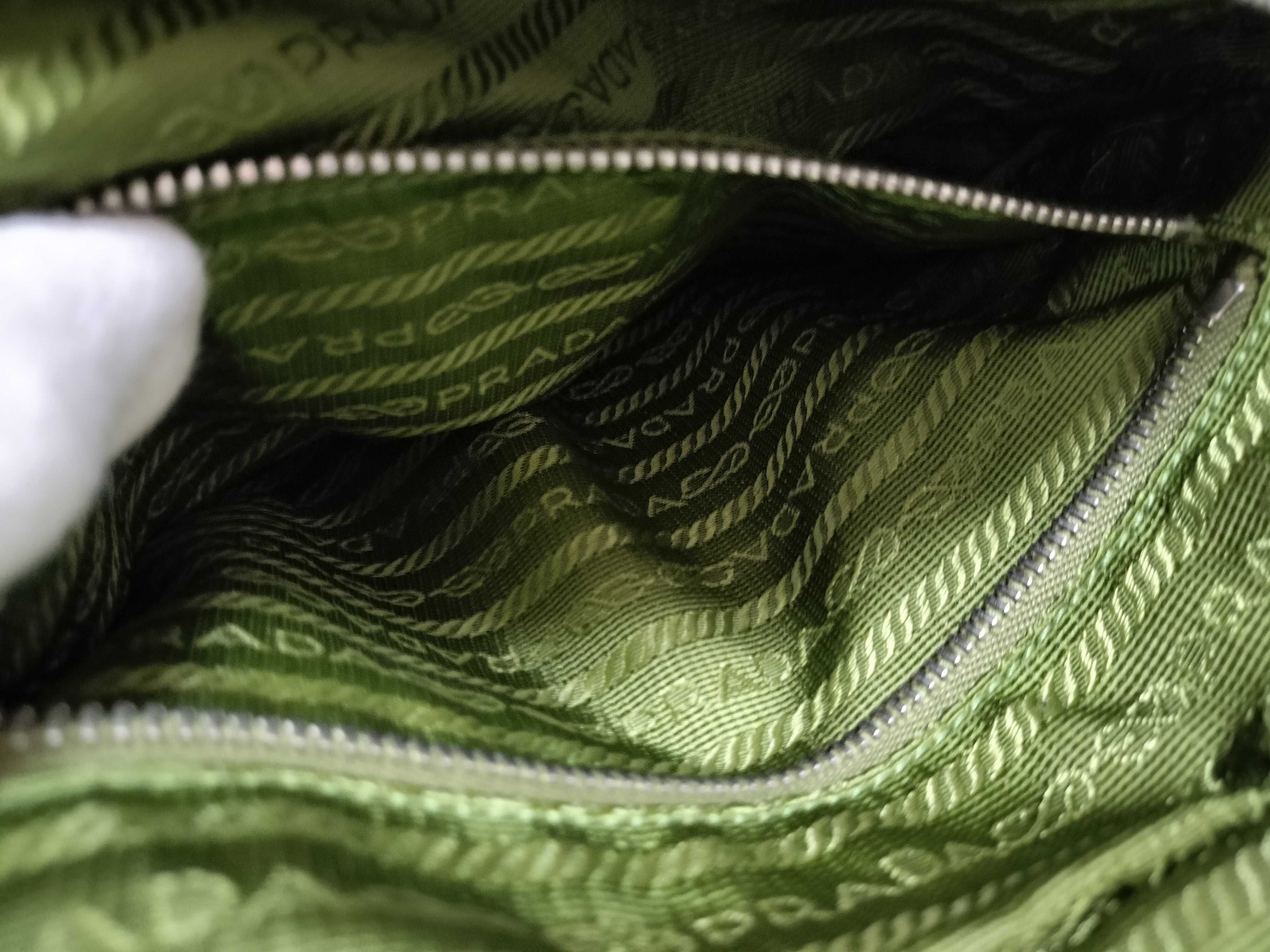Nylon Prada Camera Bag Green Shoulder Bag — view 11