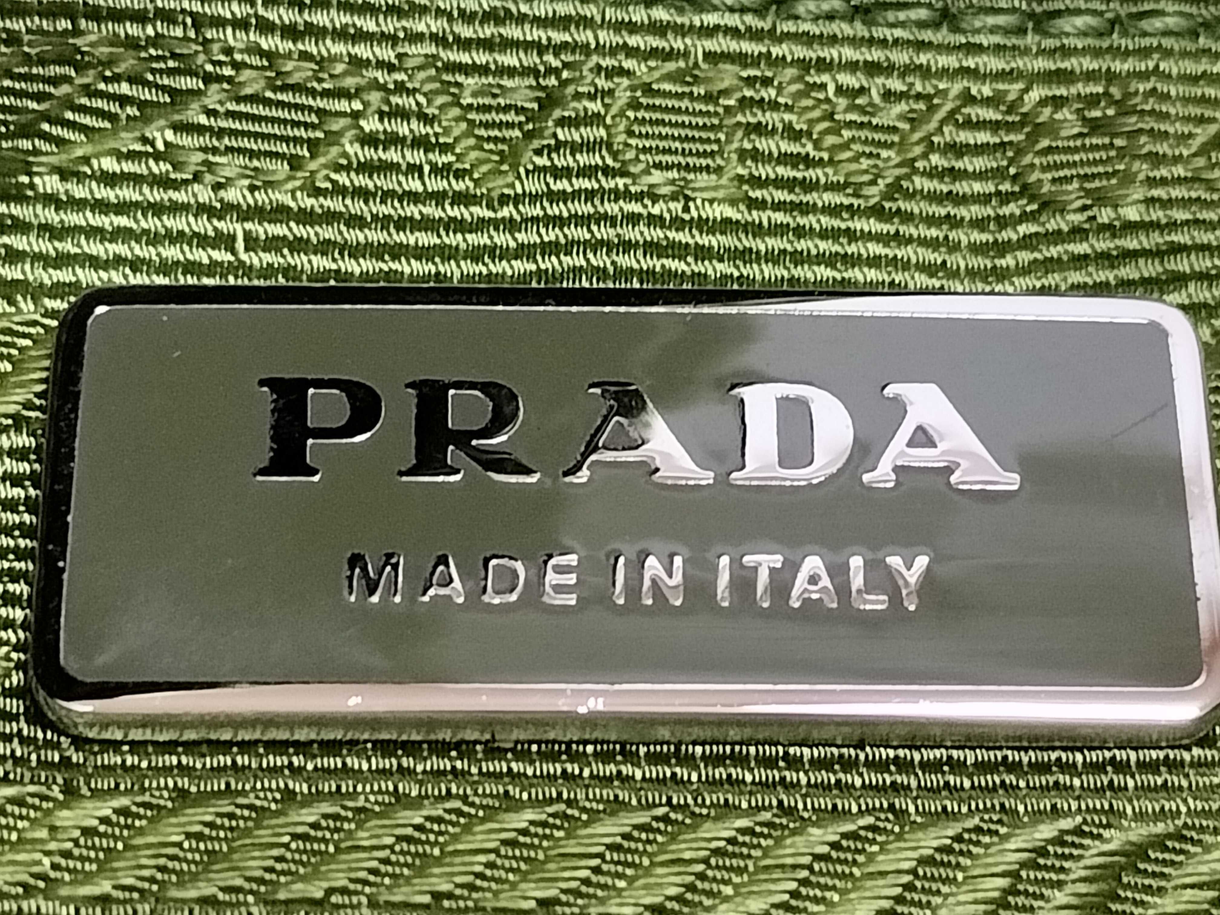 Nylon Prada Camera Bag Green Shoulder Bag — view 12