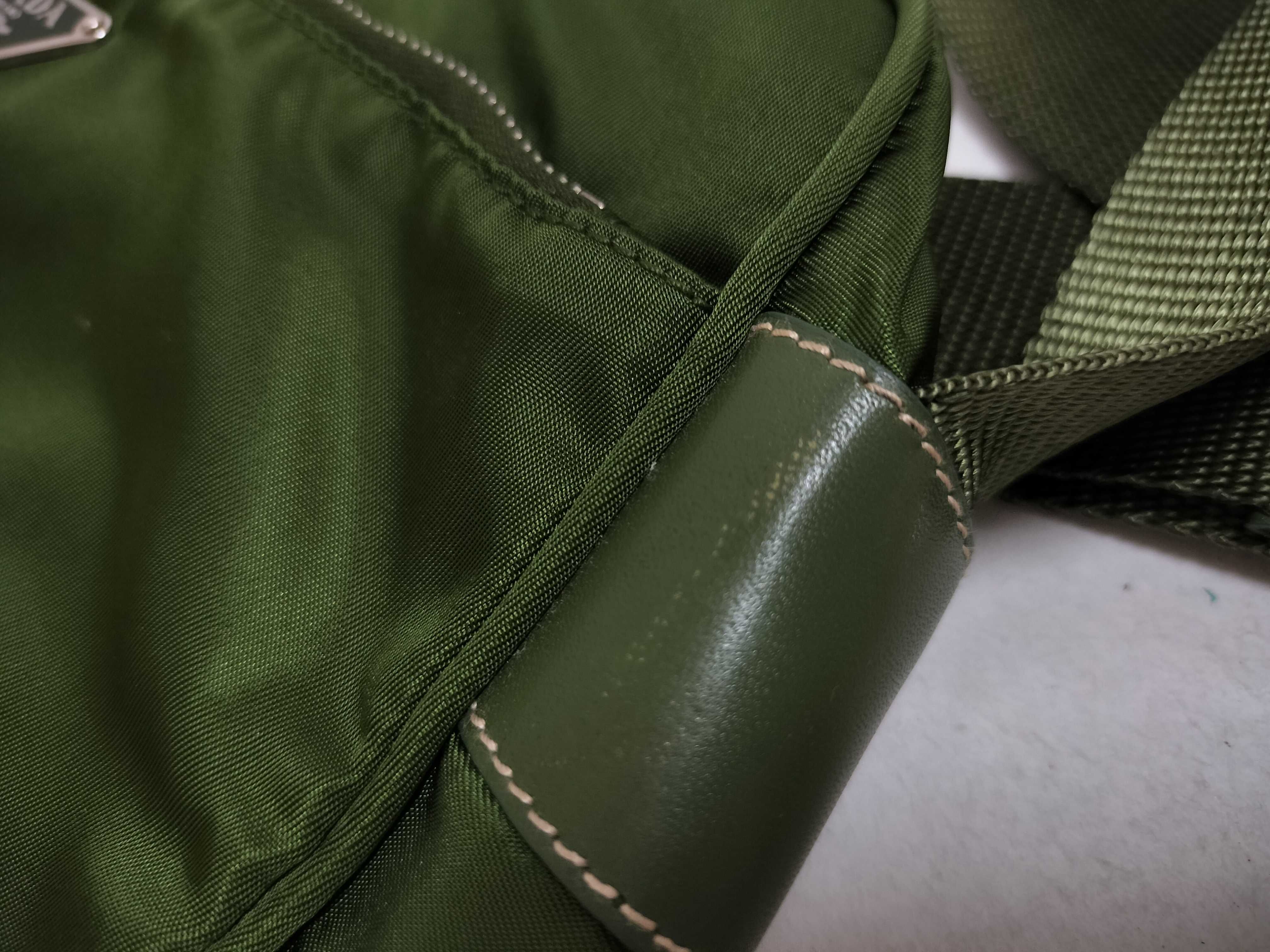 Nylon Prada Camera Bag Green Shoulder Bag — view 15