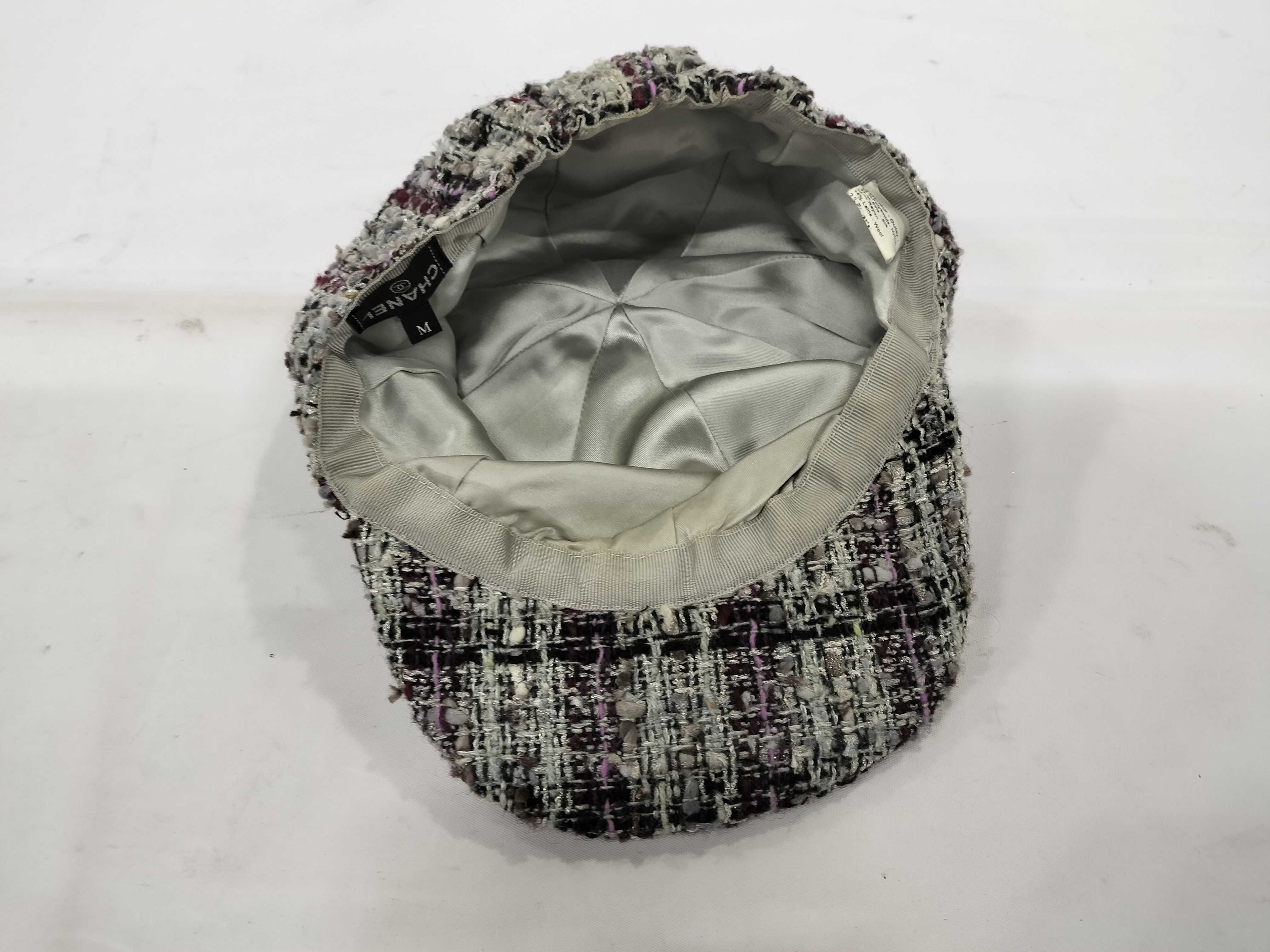 Tweed Casquette Hat with Coco Mark, Size M, Other Accessories — view 4
