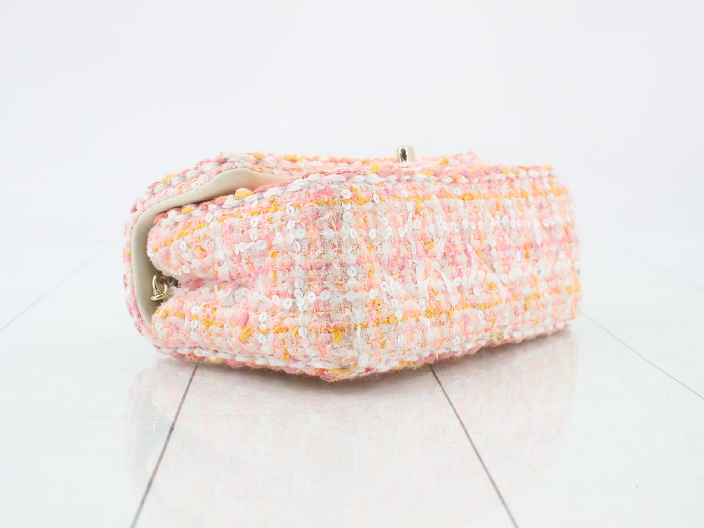 Tweed Mini Matelassé Shoulder Bag — view 5