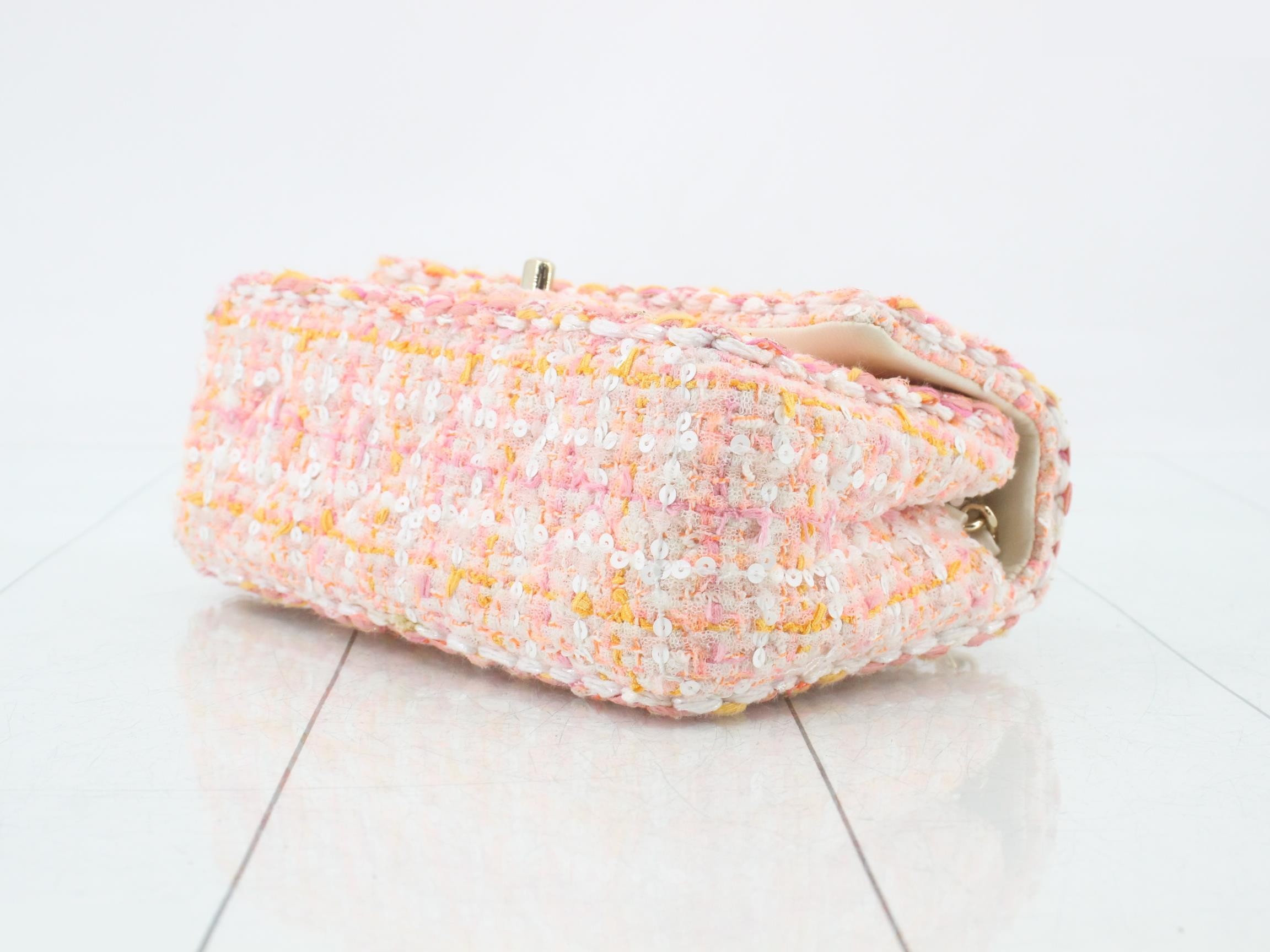 Tweed Mini Matelassé Shoulder Bag — view 6