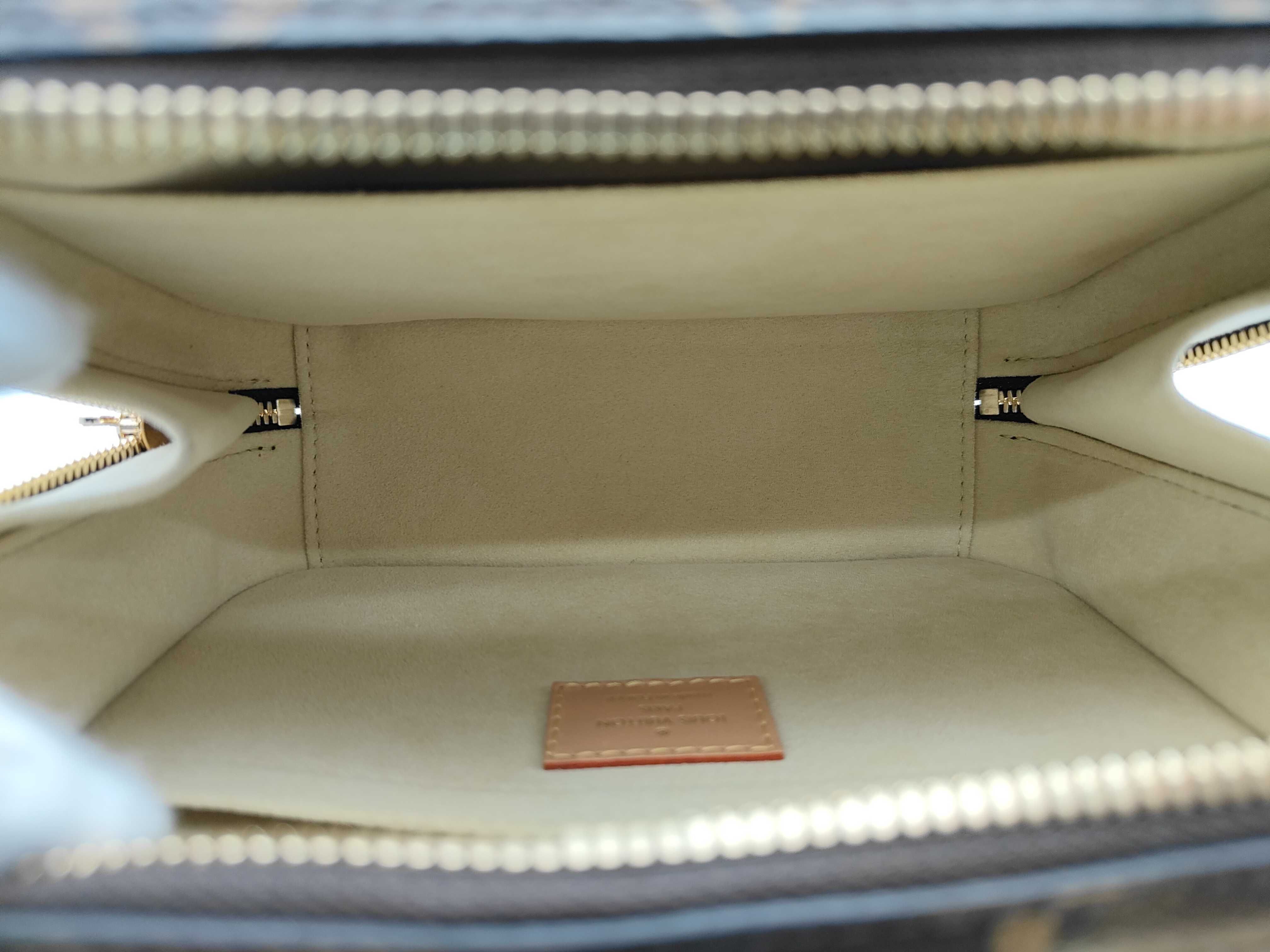 Valisette BB Coated Canvas Handbag for Women, Brown — view 10