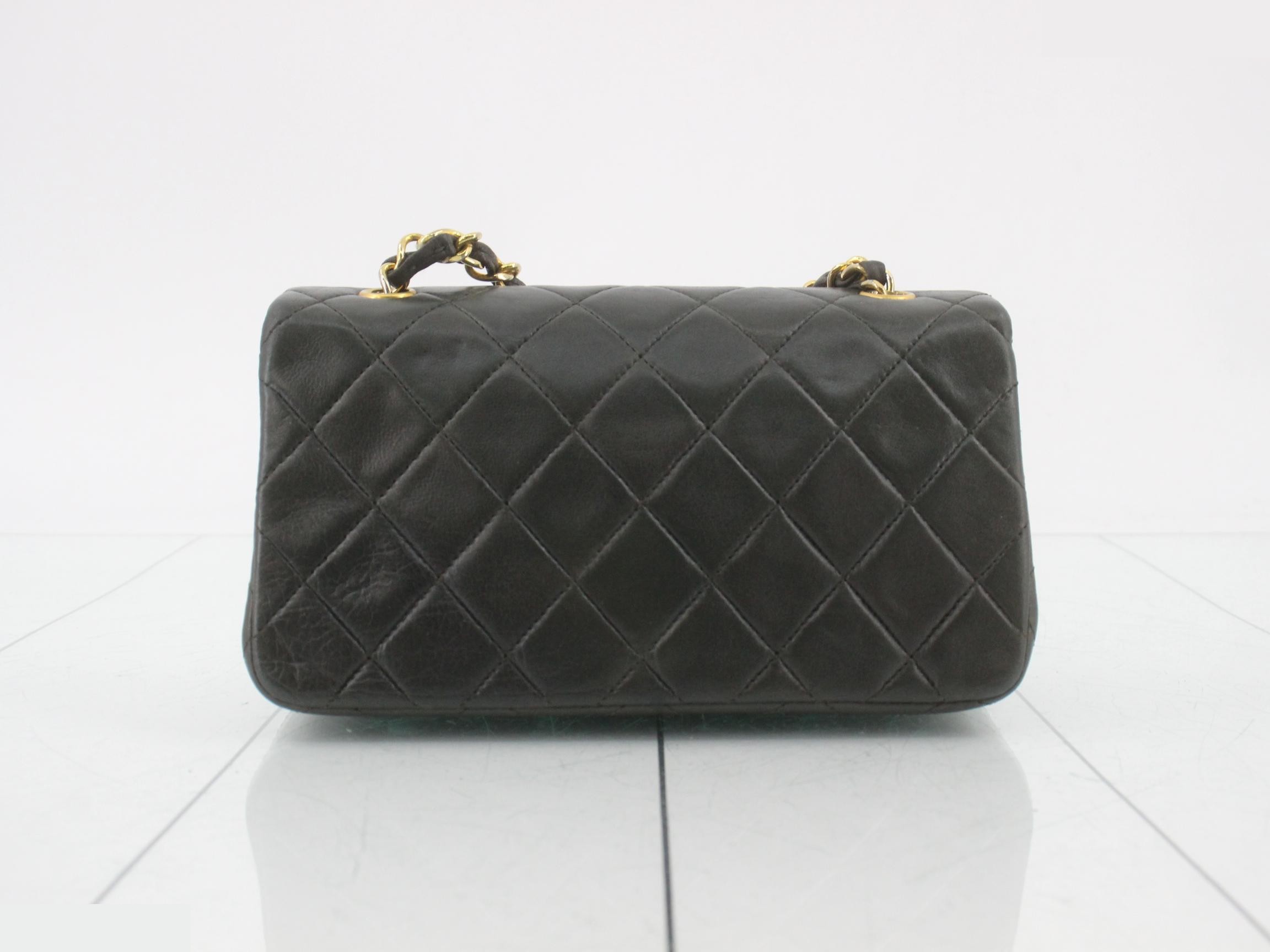 Full flap mini matelassé shoulder bag, item number 1. — view 2