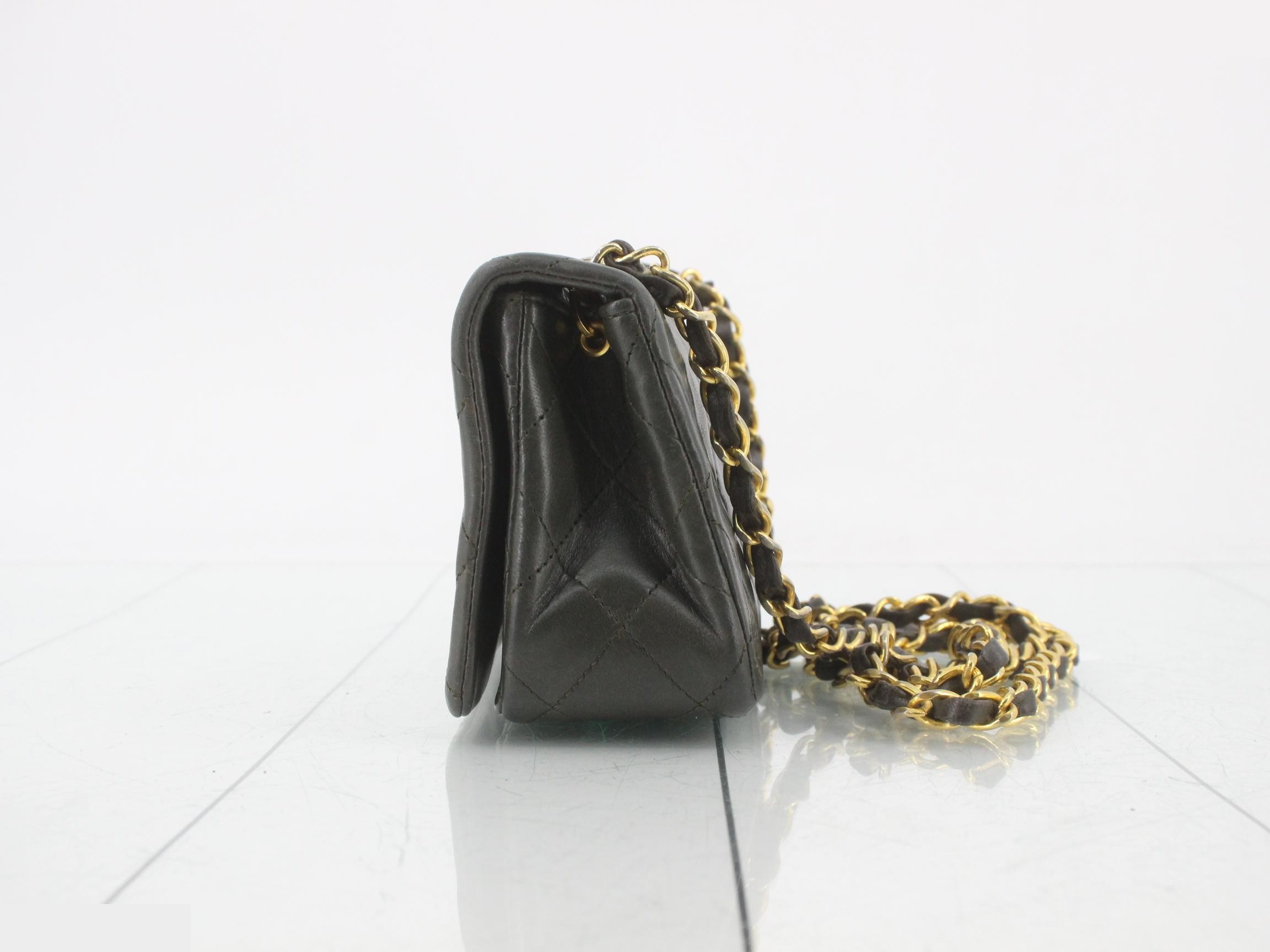 Full flap mini matelassé shoulder bag, item number 1. — view 3