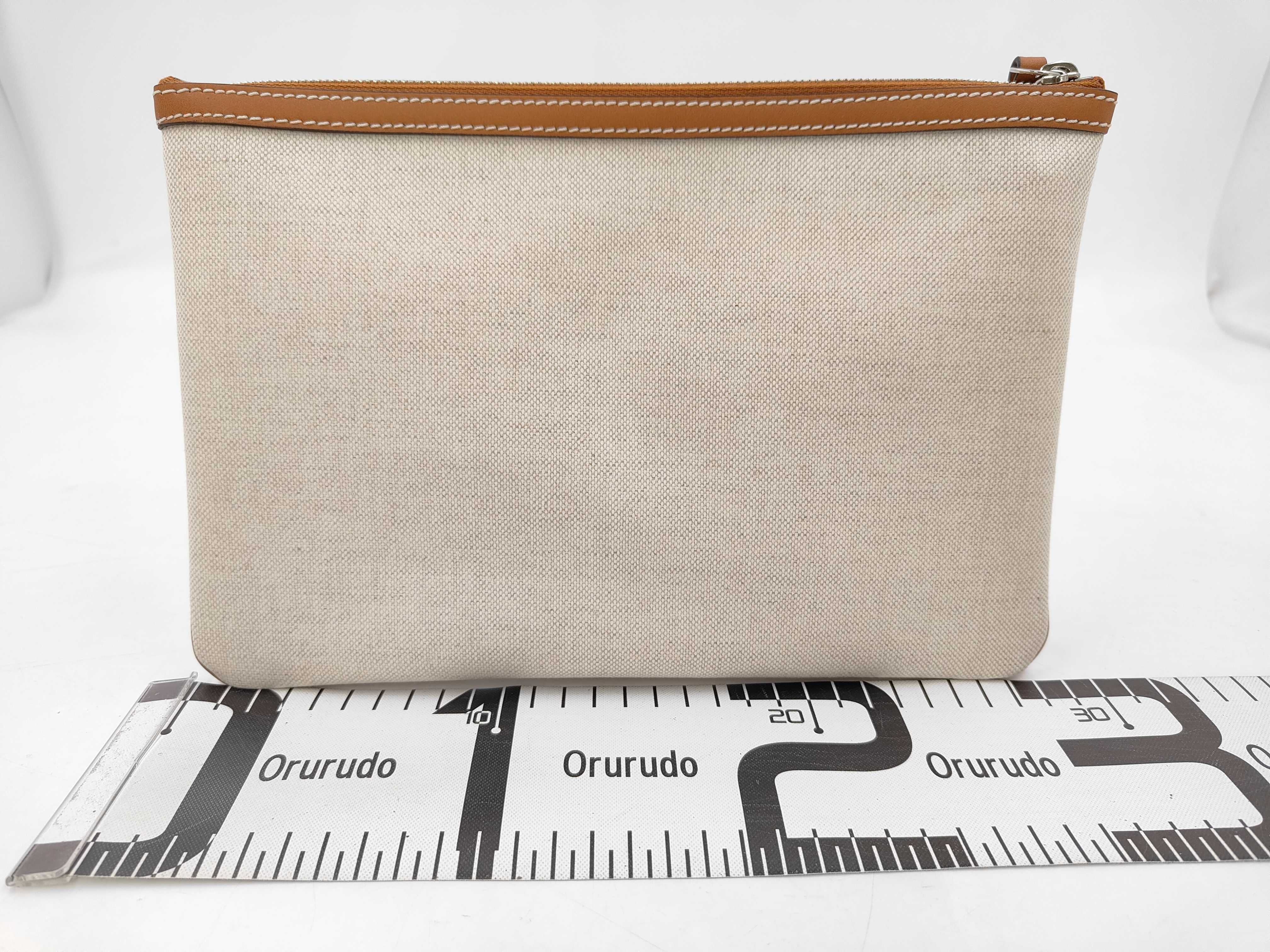 777165 Logo Print Clutch Bag (Second Bag) — view 2