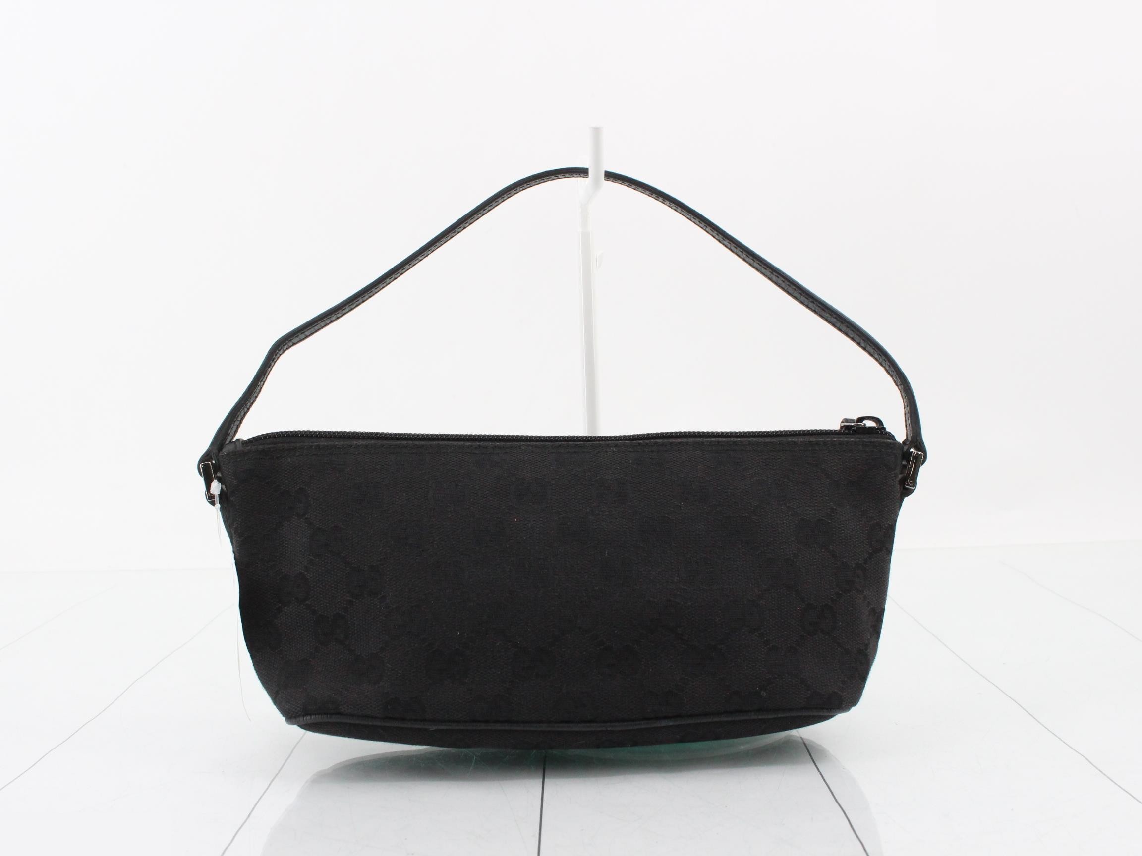 07198 GG Canvas Pouch Black — view 2