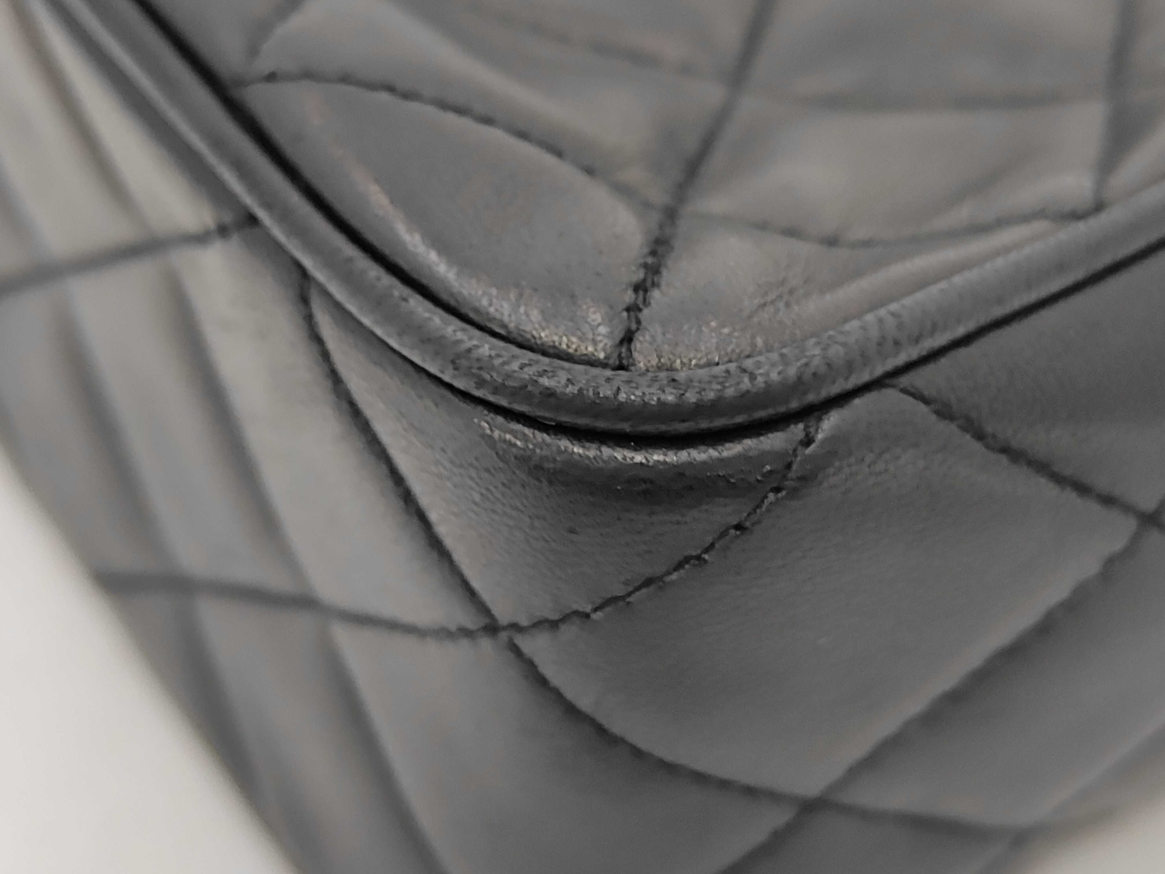 Matelassé Classic Small Camera Bag, Lambskin, Black, 2663874, Seal Boutique Seal, 18x13x7cm, Shoulder strap approx. 110cm, Bag — view 7