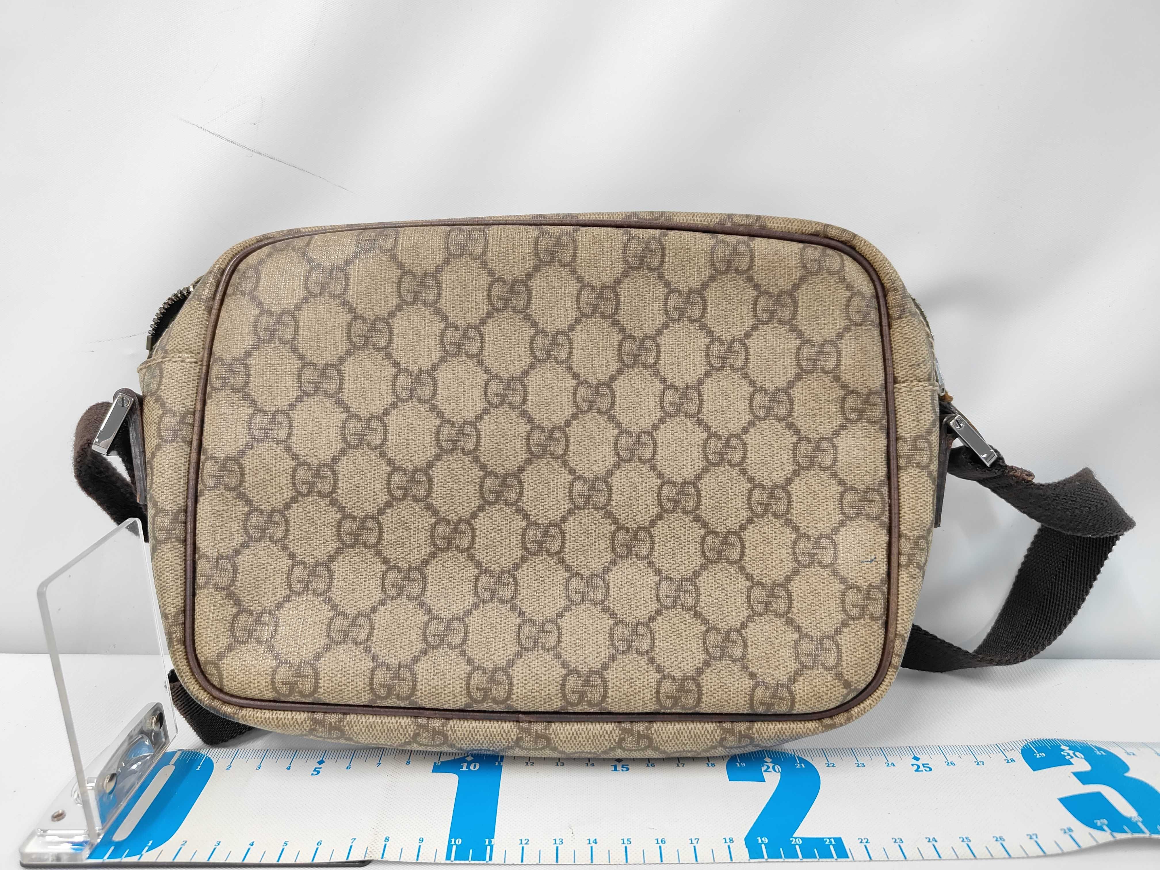 GG Supreme PVC x Leather Shoulder Bag — view 2